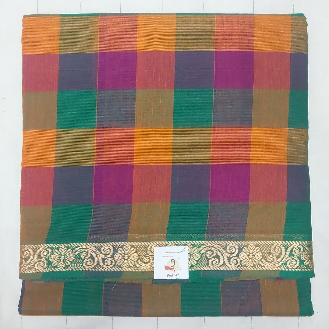 Chettinadu / Karaikudi cotton 10.5 yards madisar