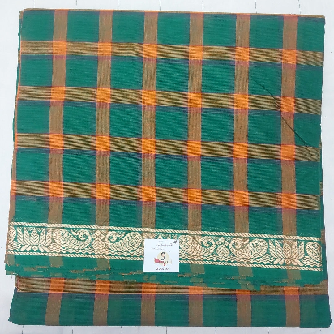 Chettinadu / Karaikudi cotton 10.5 yards madisar