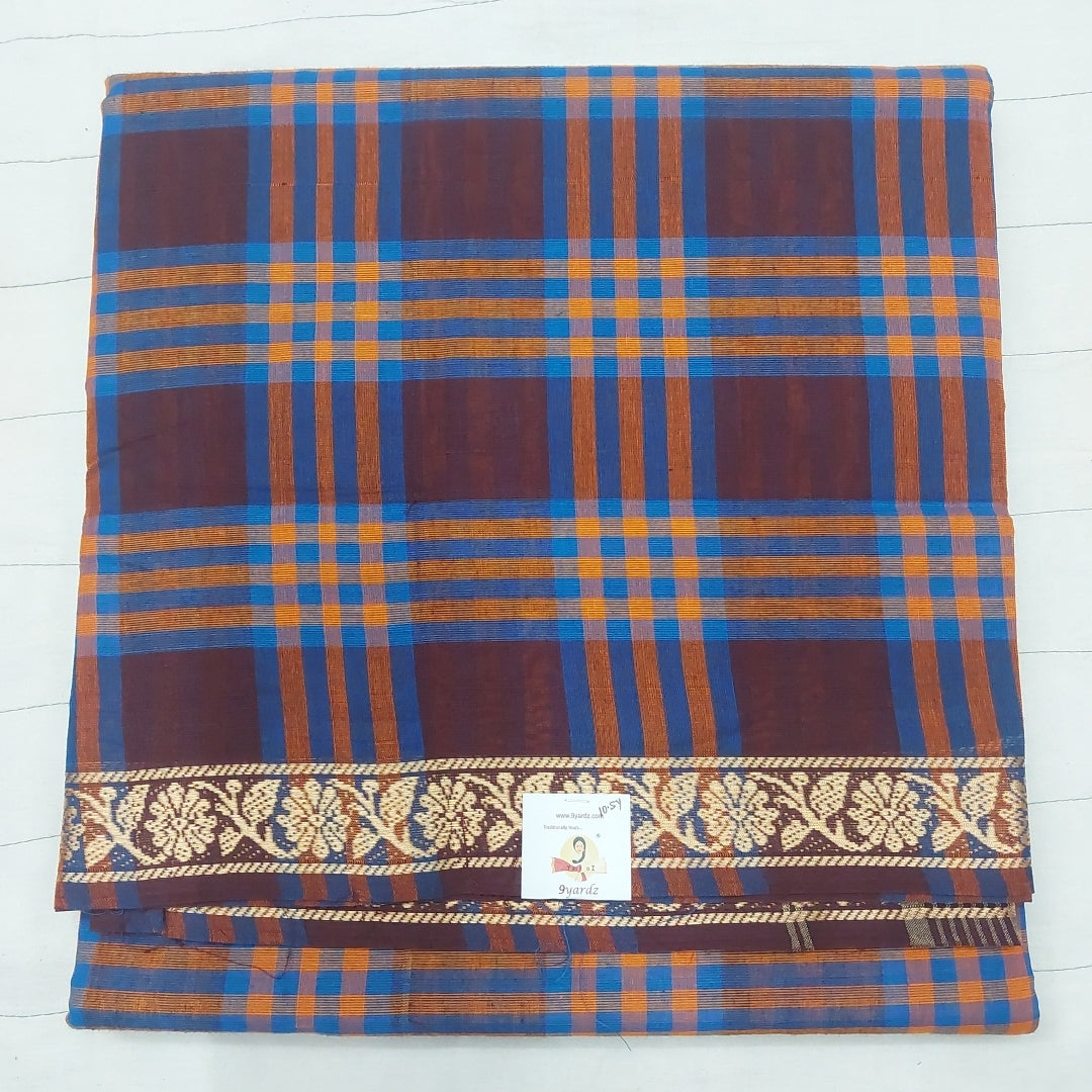 Chettinadu / Karaikudi cotton 10.5 yards madisar