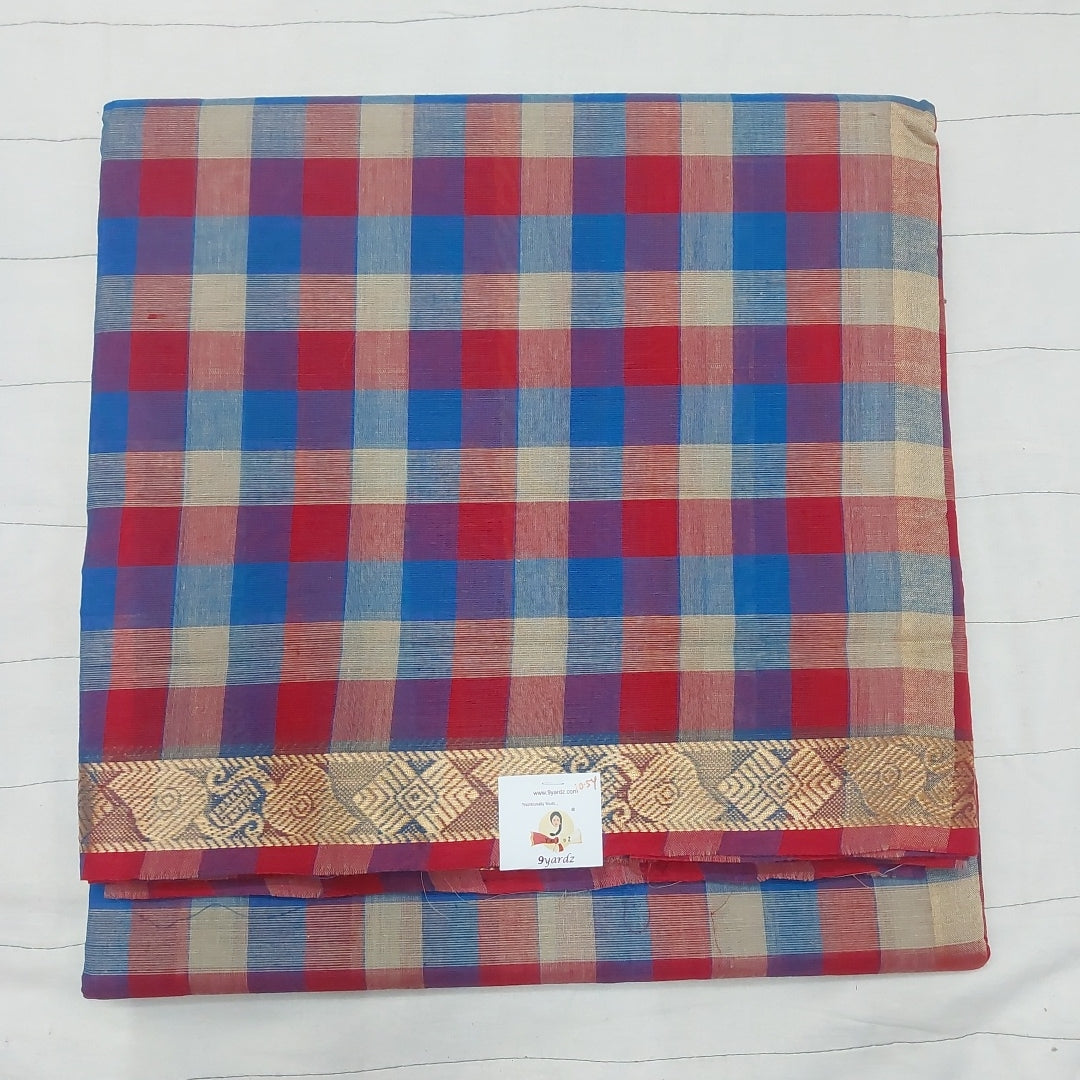 Chettinadu / Karaikudi cotton 10.5 yards madisar