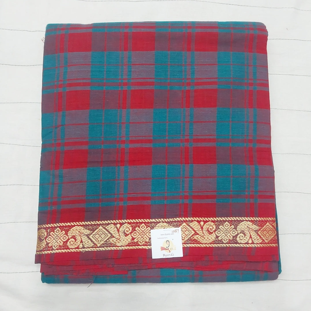 Chettinadu / Karaikudi cotton 10.5 yards madisar