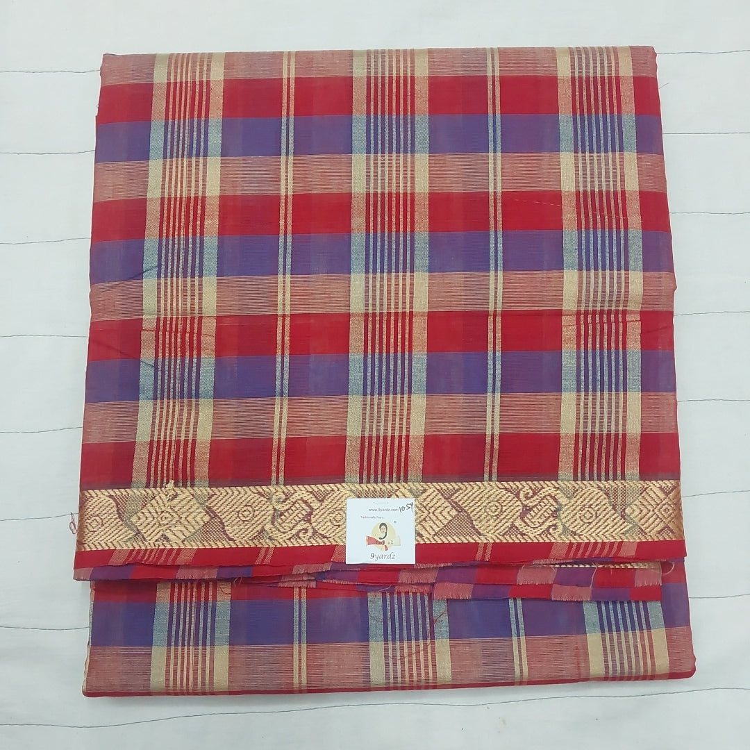 Chettinadu / Karaikudi cotton 10.5 yards madisar