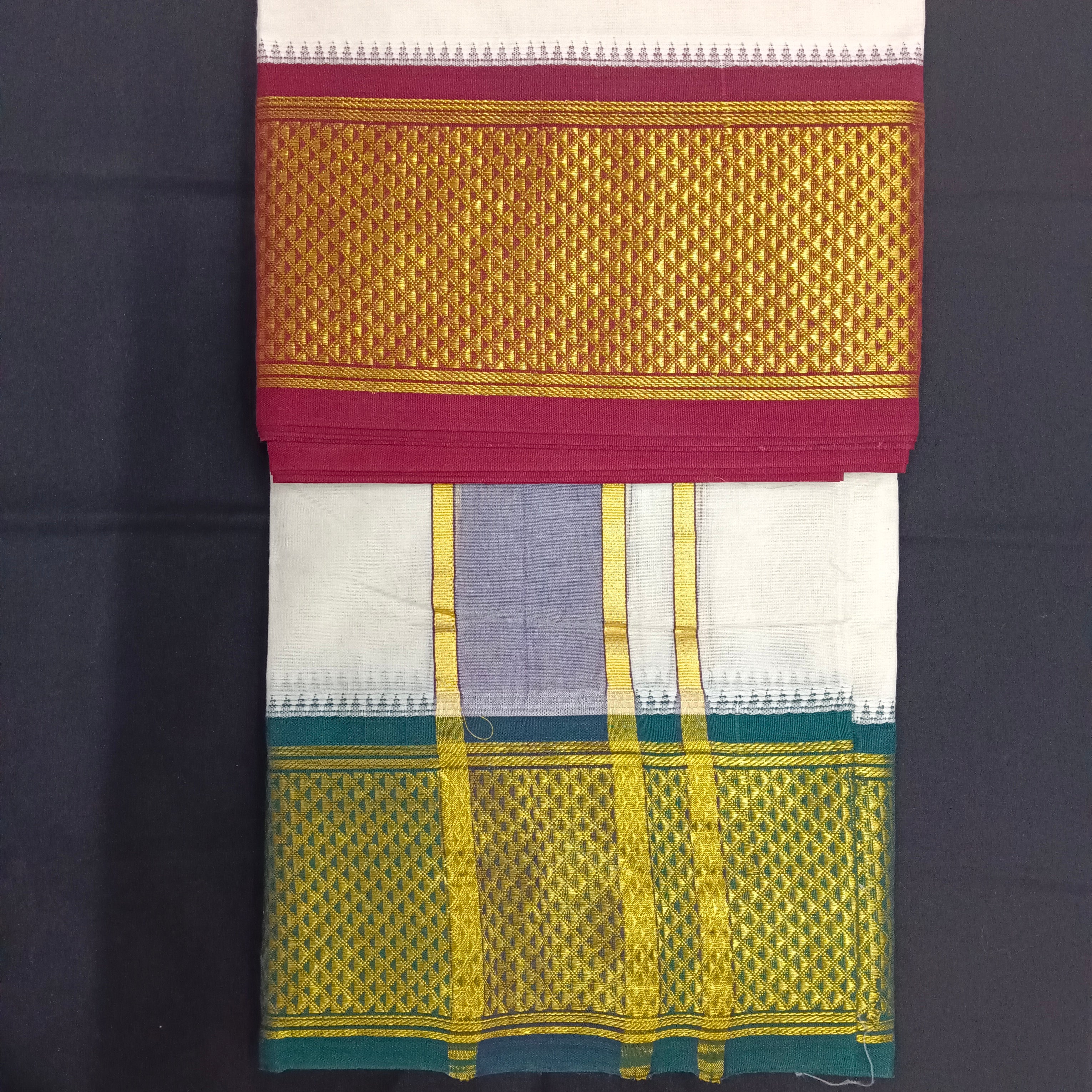 Pure cotton Muhurtham dhoti 10*6
