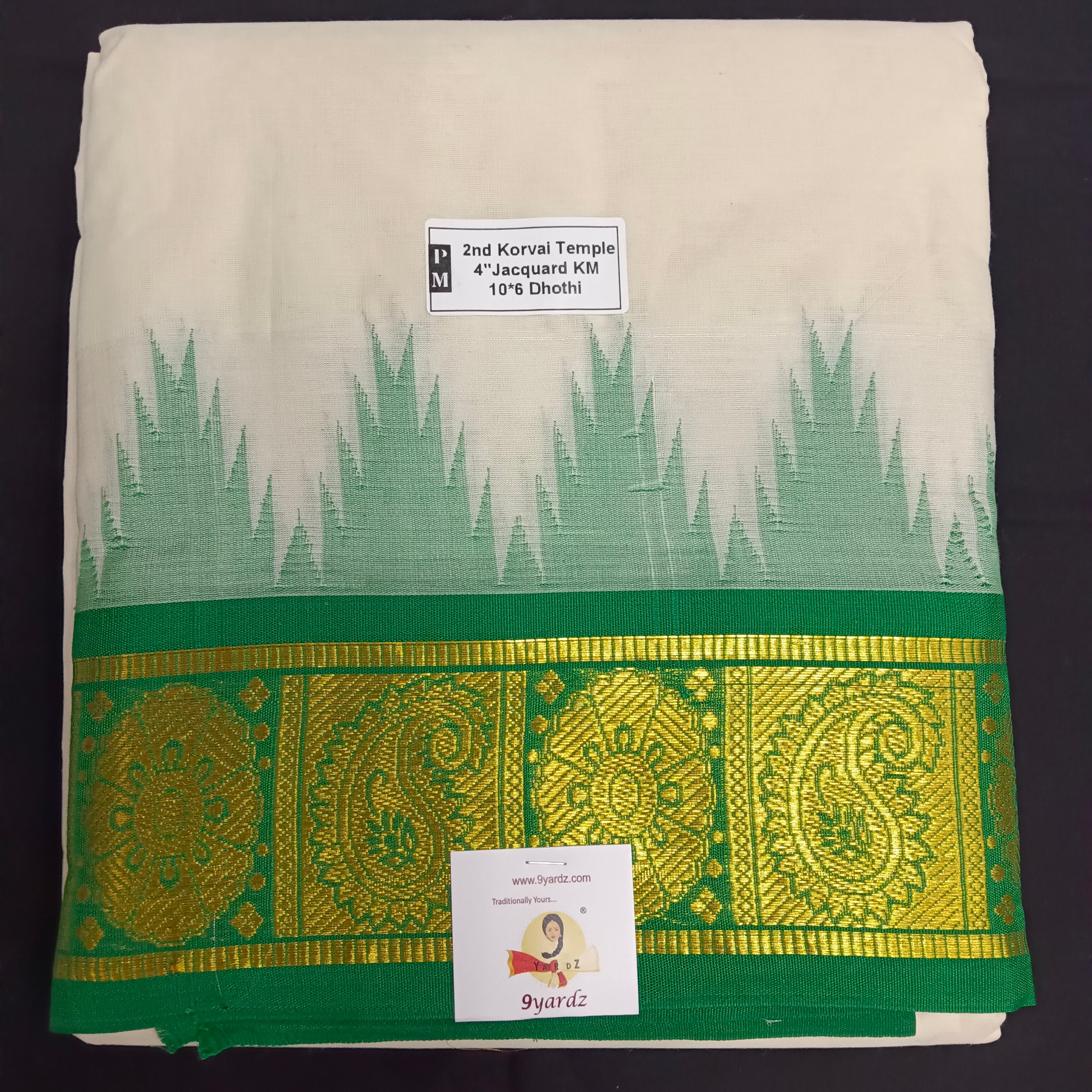 Pure cotton Muhurtham dhoti 10*6
