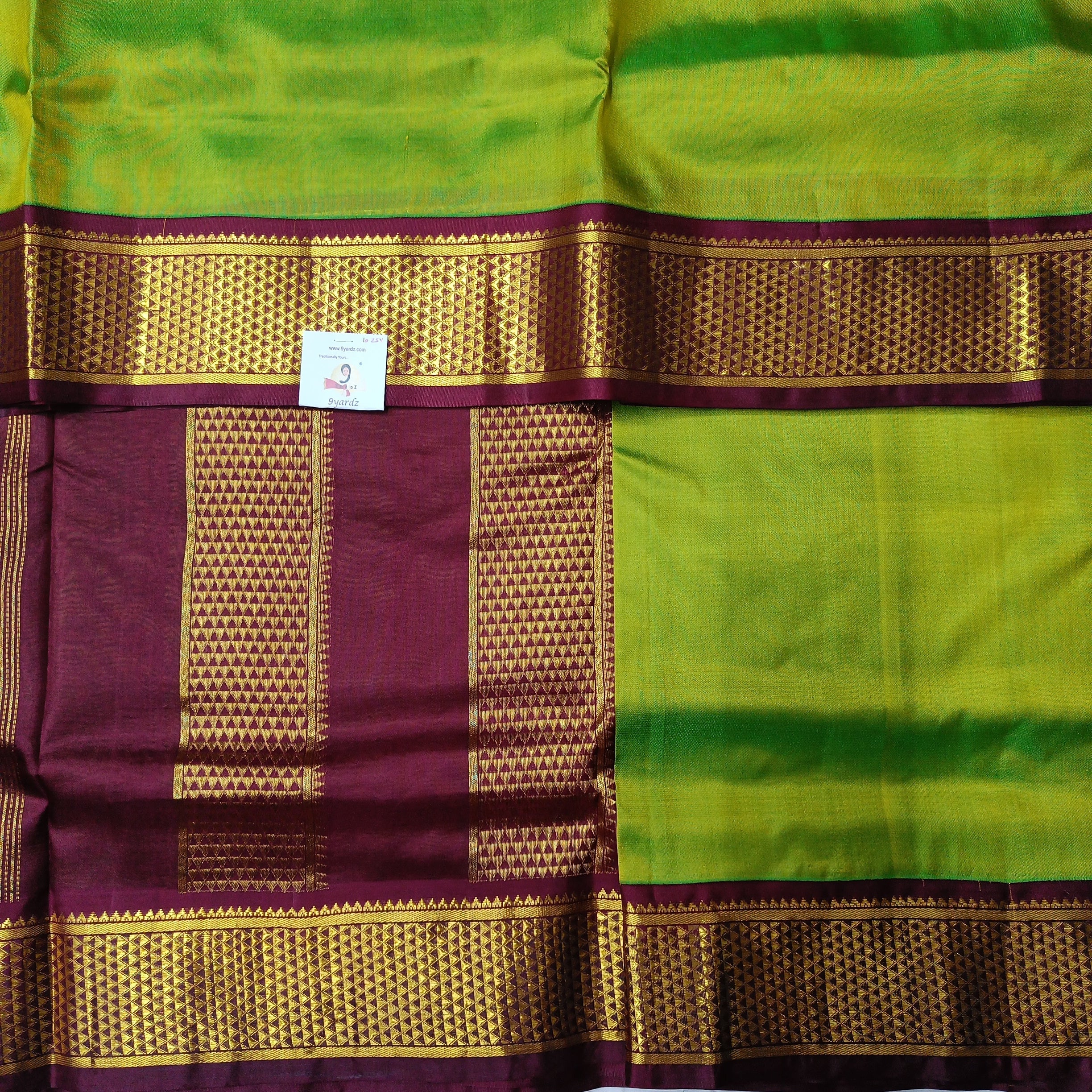 Pure silk 10.25yardz