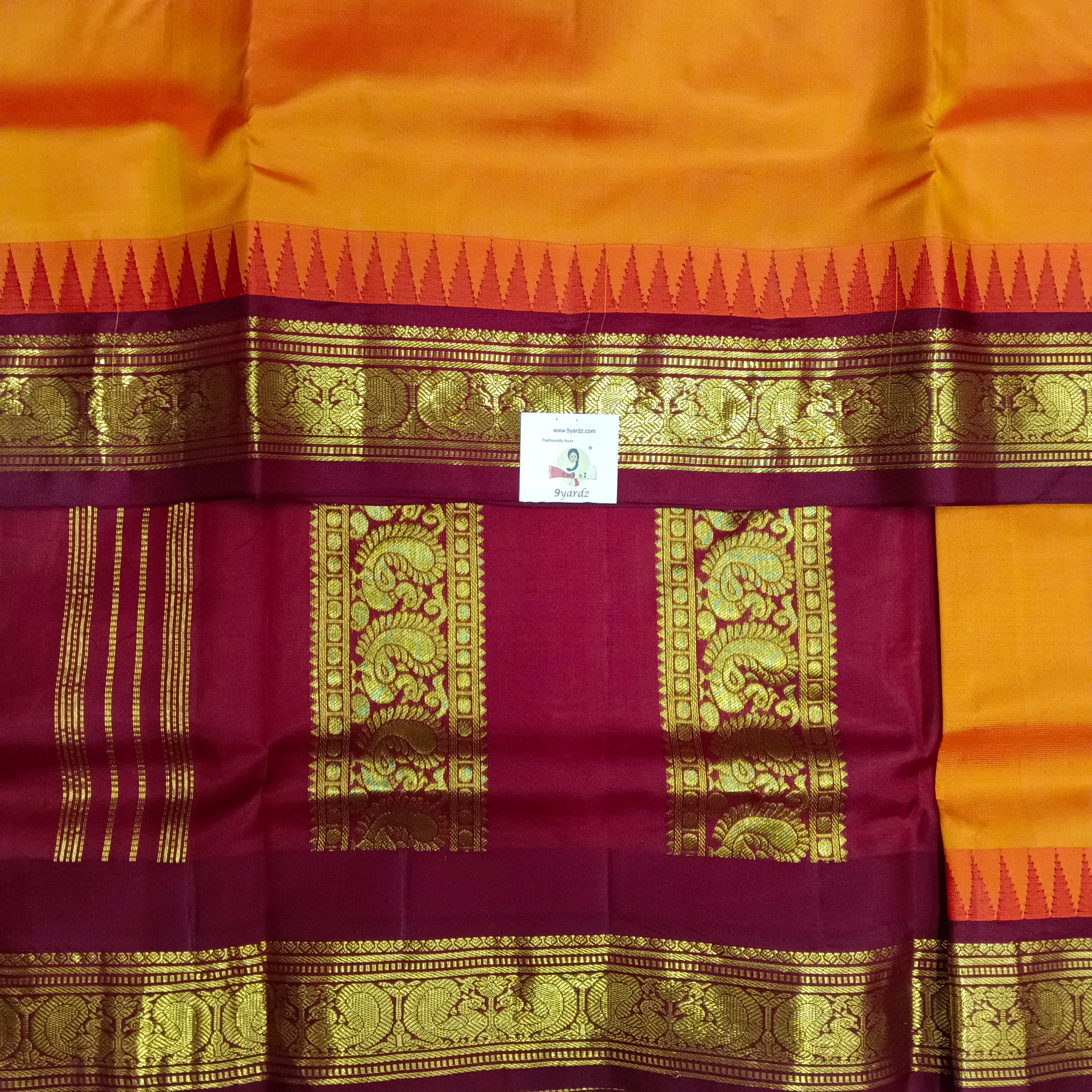 Pure silk 10.25yardz