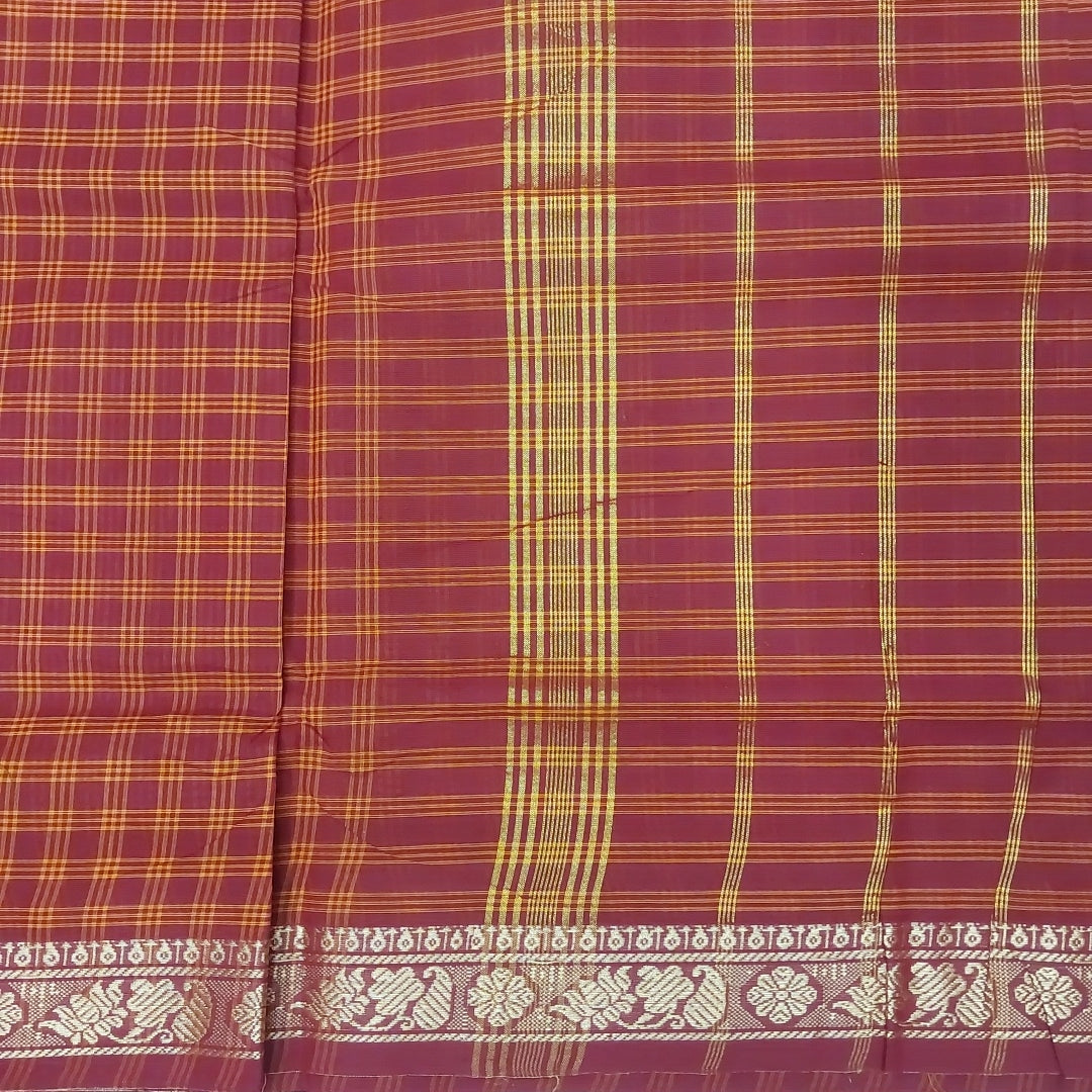 Arupukottai cotton 10 yards madisar