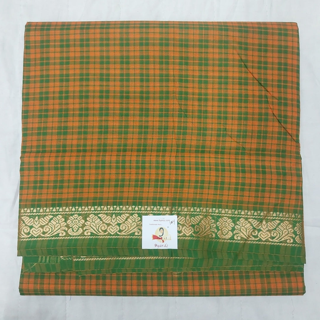 Arupukottai cotton 10 yards madisar