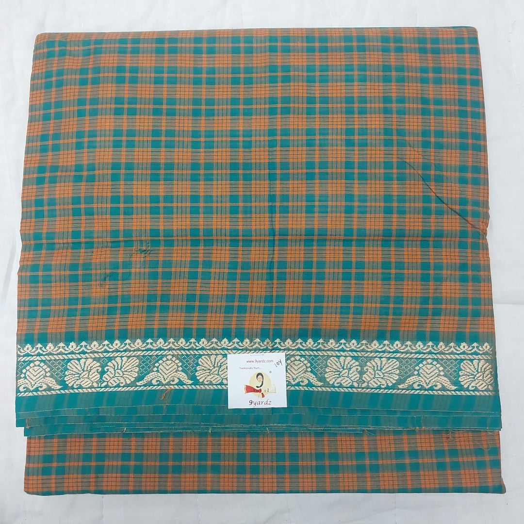 Arupukottai cotton 10 yards madisar