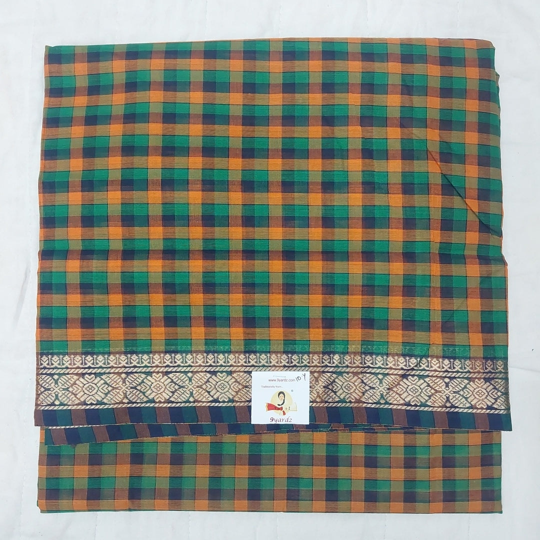 Arupukottai cotton 10 yards madisar