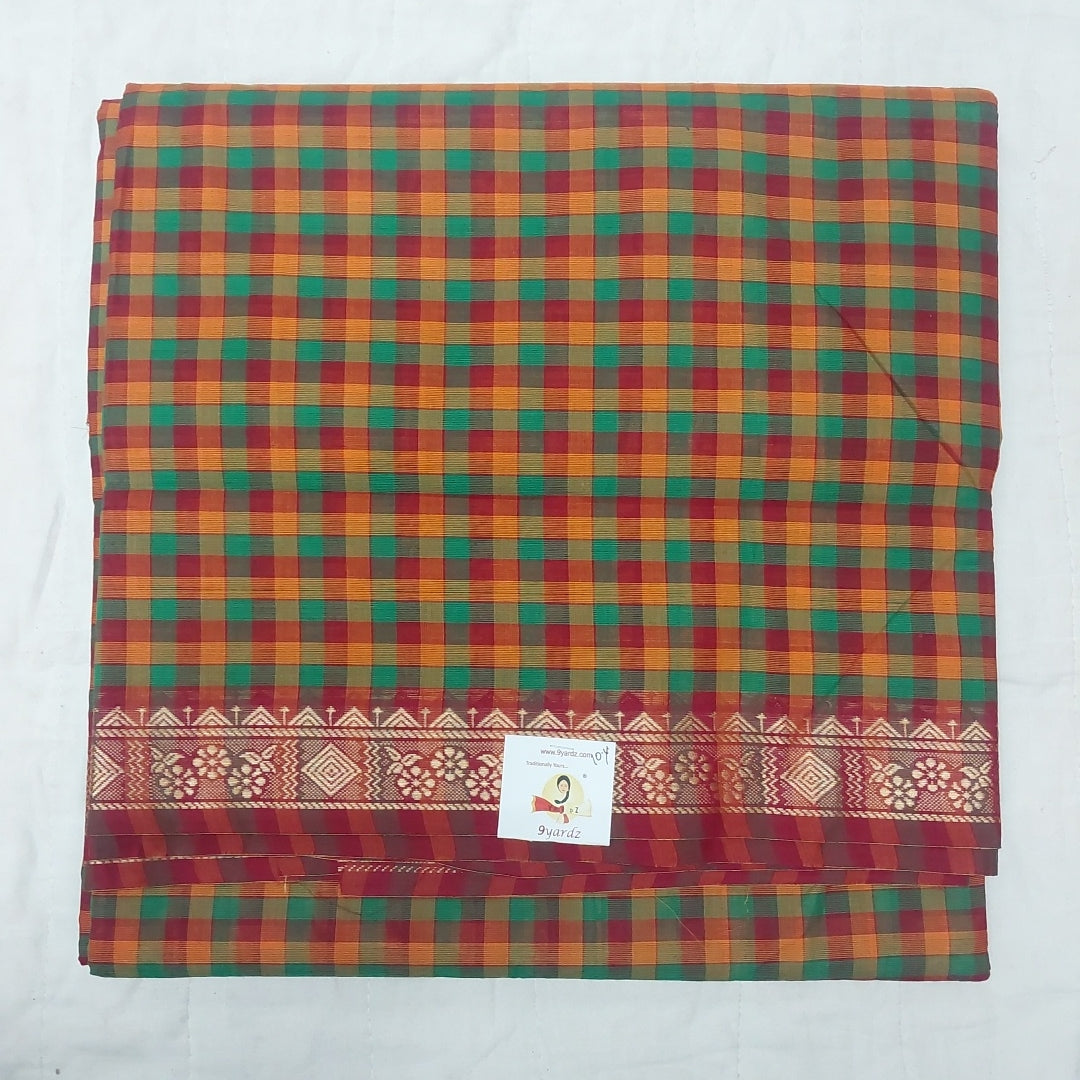 Arupukottai cotton 10 yards madisar