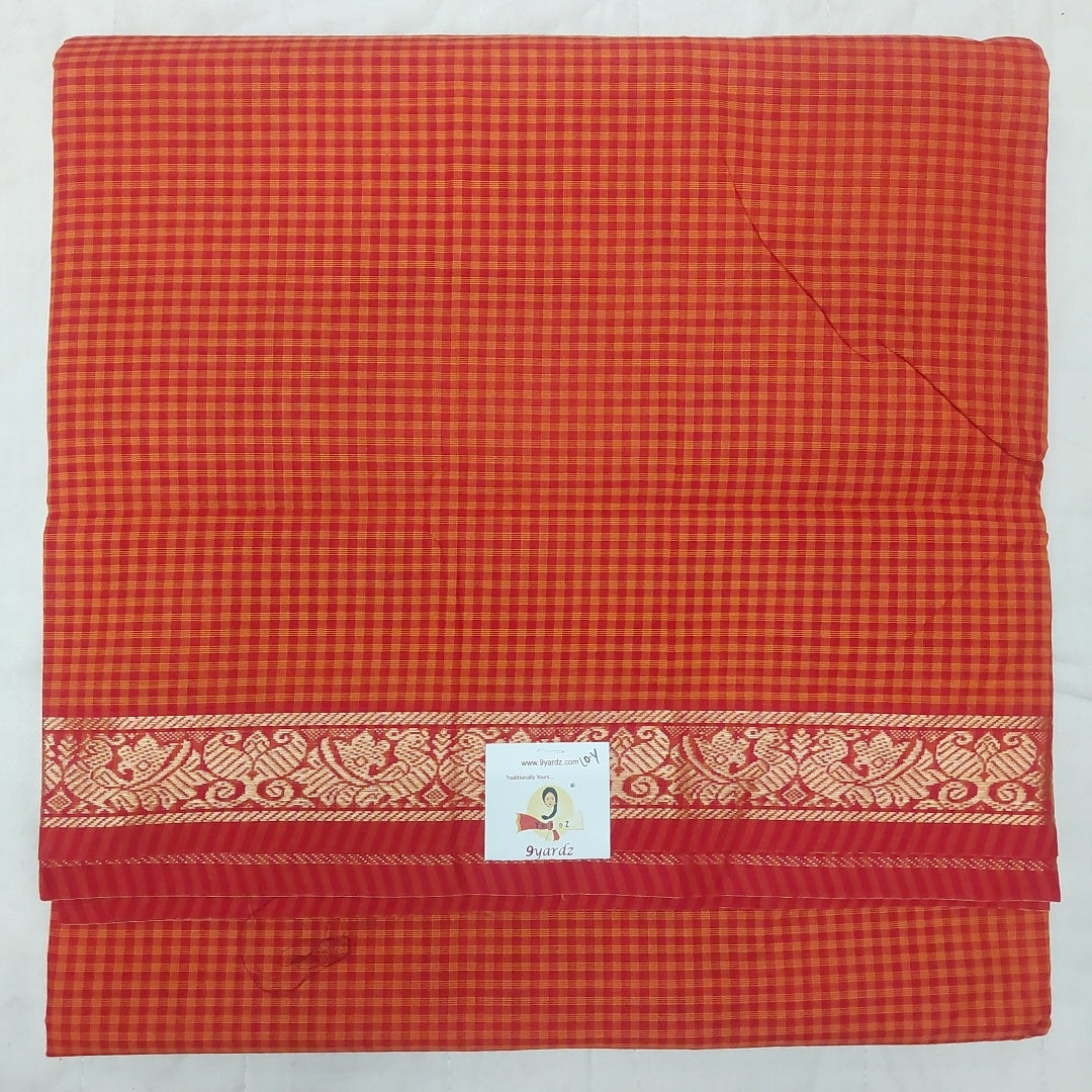 Arupukottai cotton 10 yards madisar