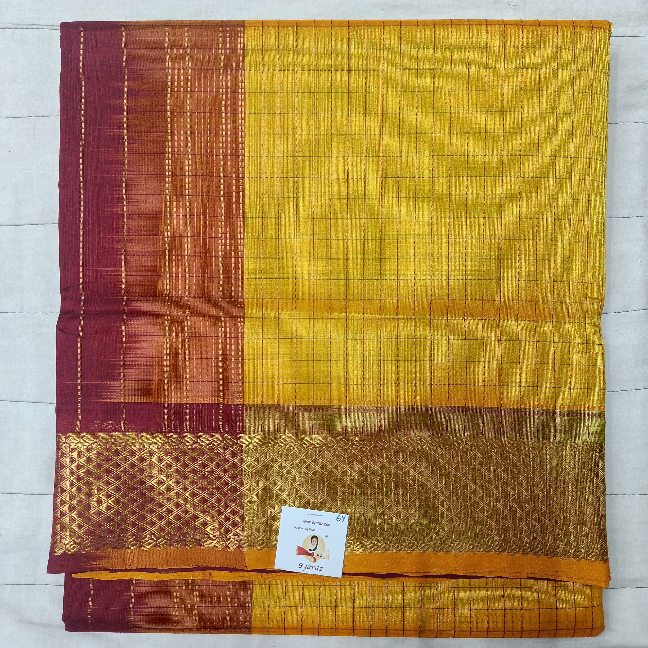 Pure silk cotton 6 yards