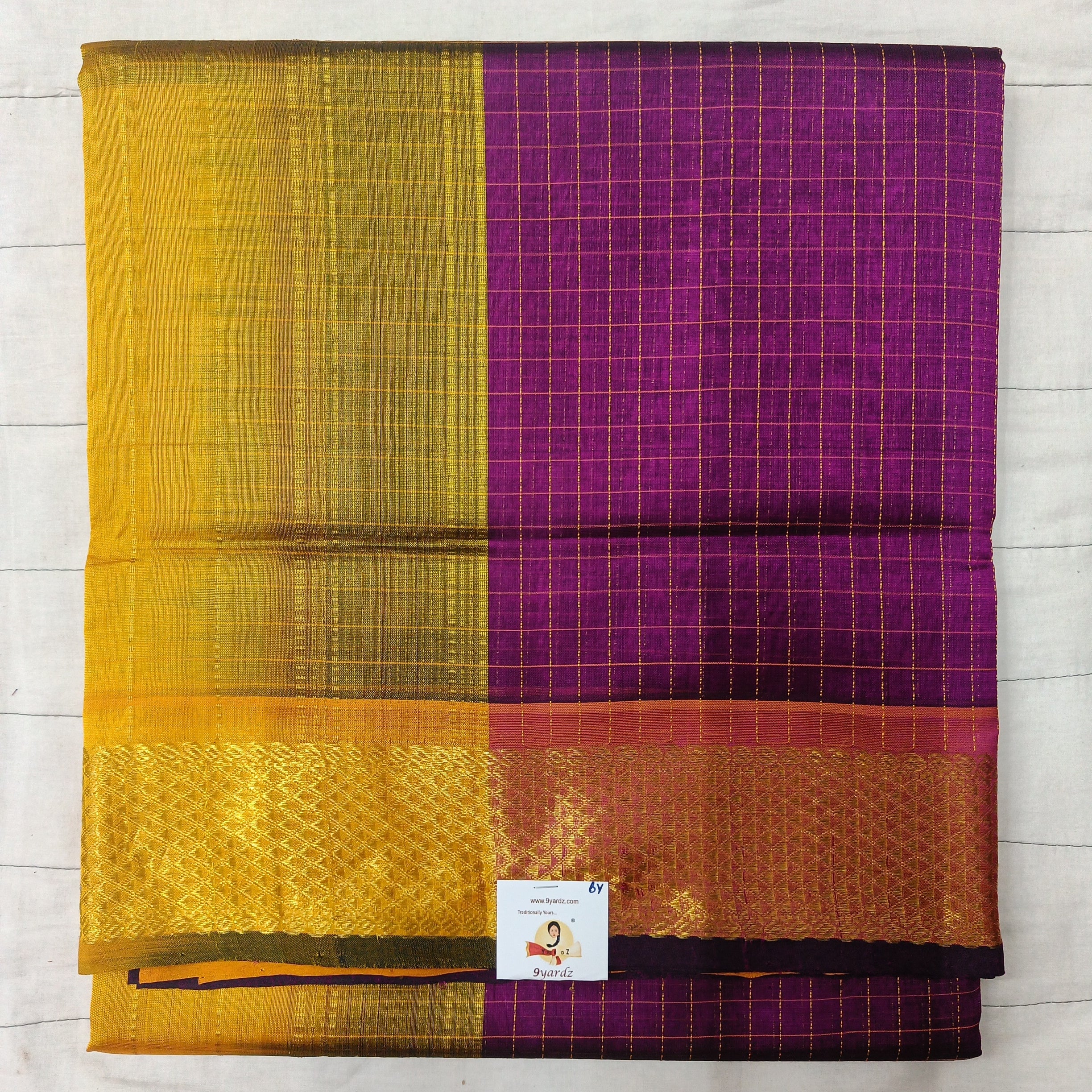 Pure silk cotton 6 yards