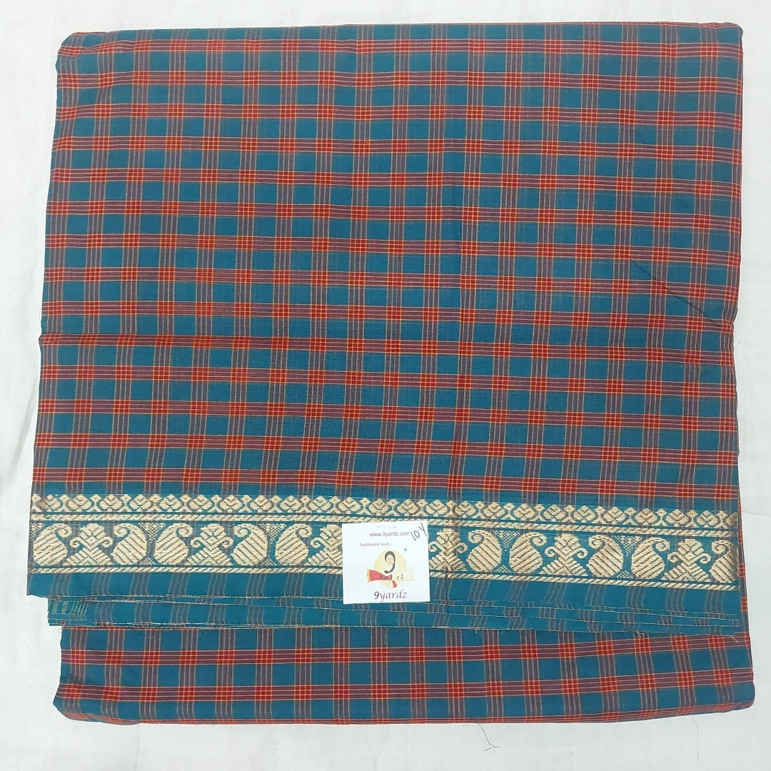 Arupukottai cotton 10 yards madisar