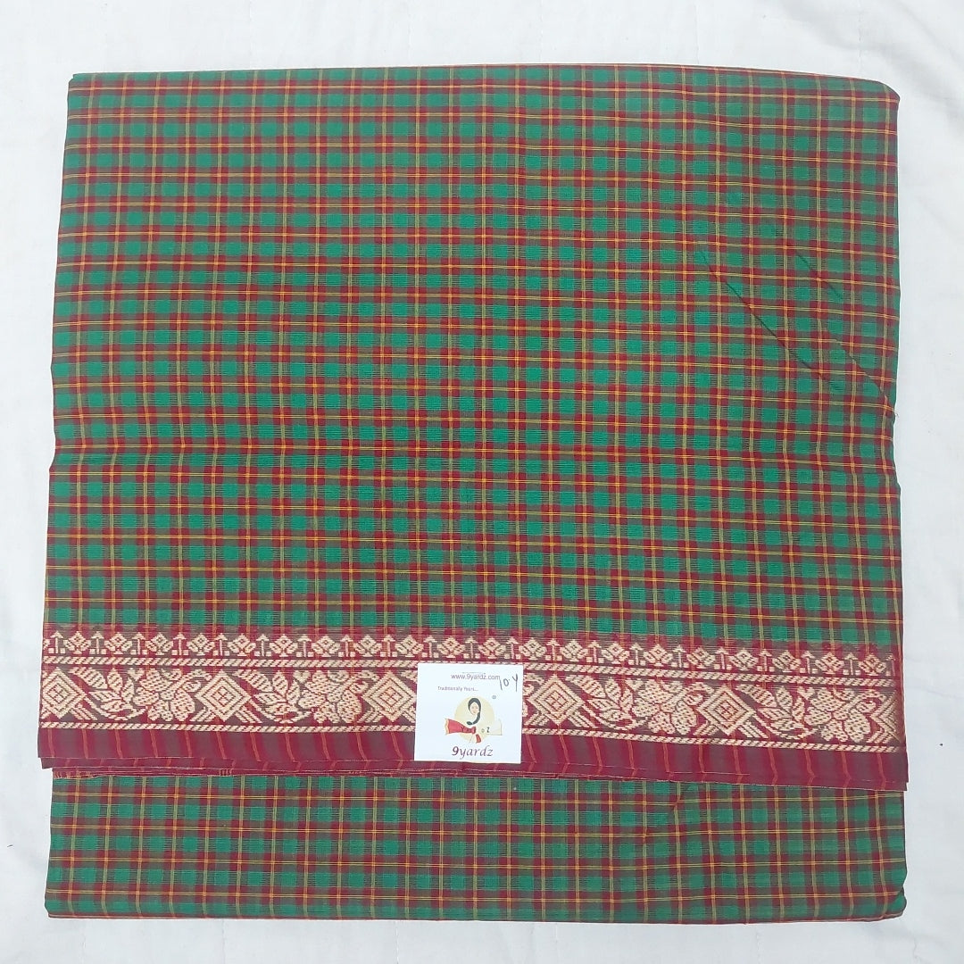 Arupukottai cotton 10 yards madisar