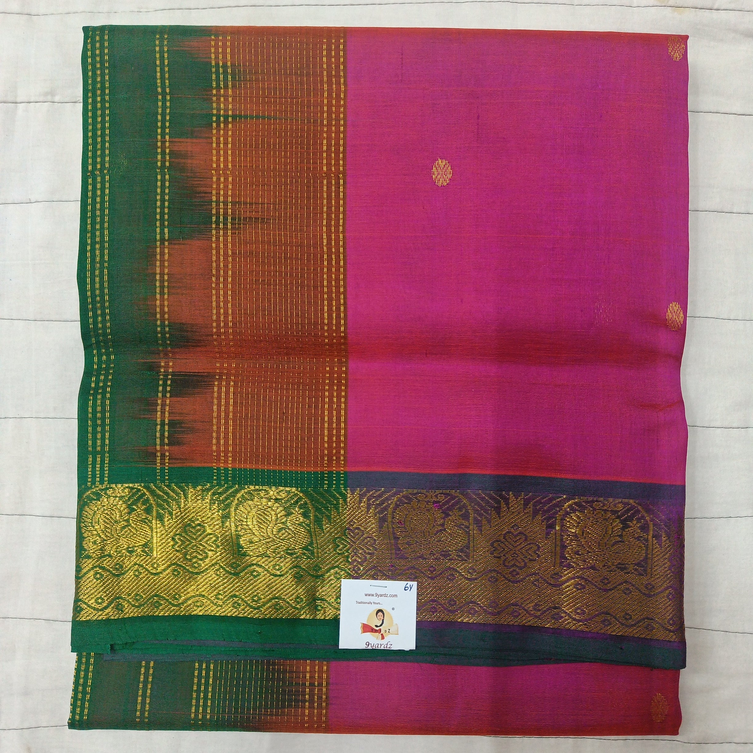 Pure silk cotton 6 yards