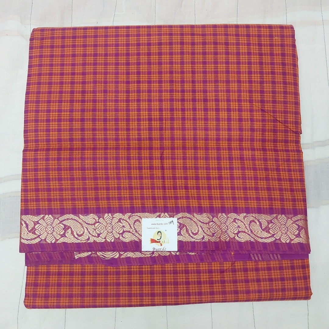Arupukottai cotton 10 yards madisar