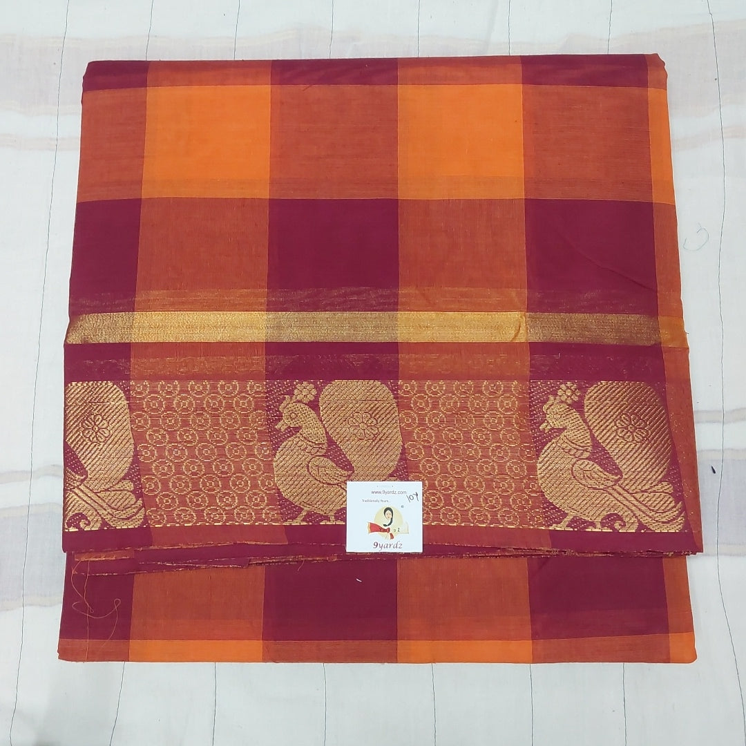 Arupukottai cotton 10 yards madisar