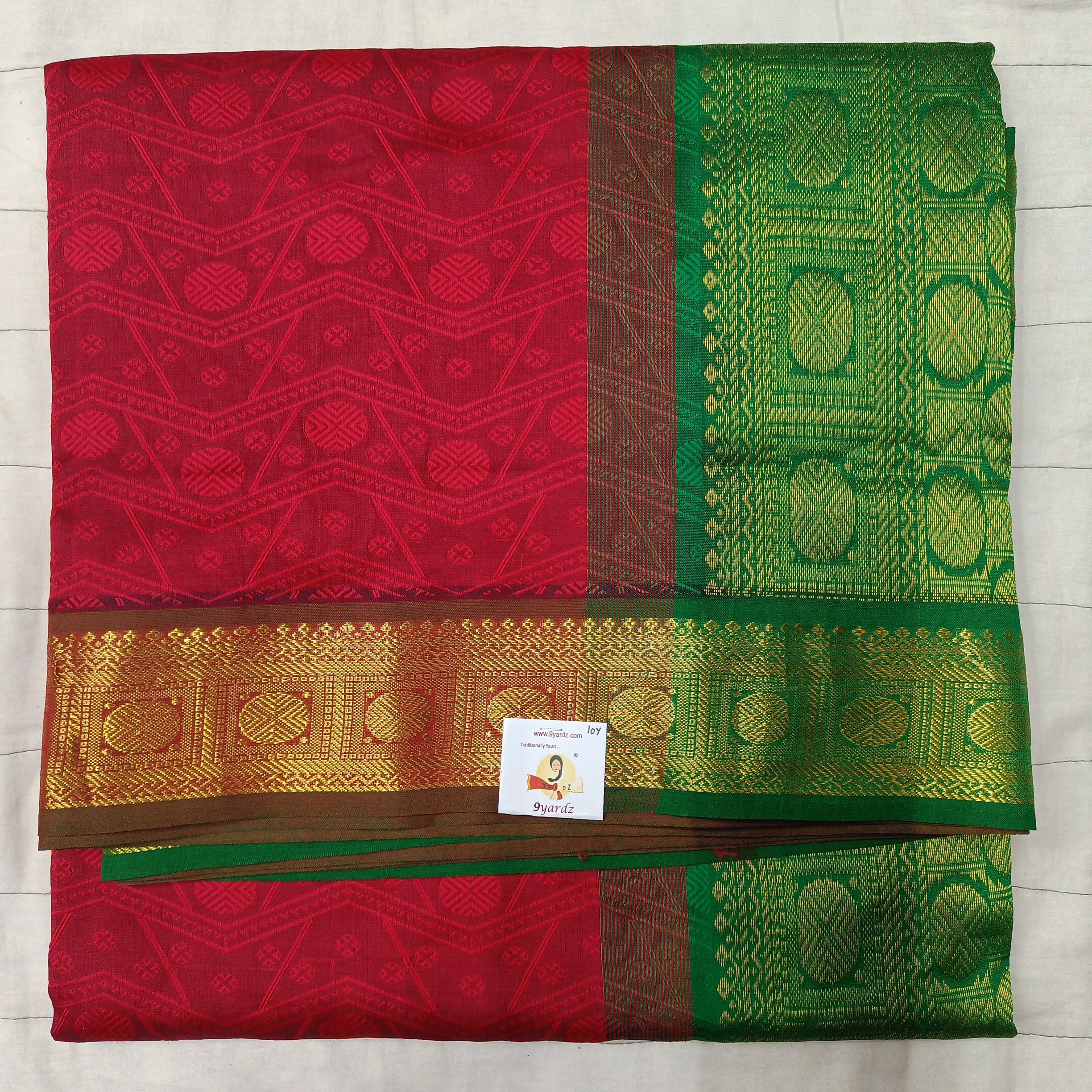 Semi Silk cotton Embossed Madisar