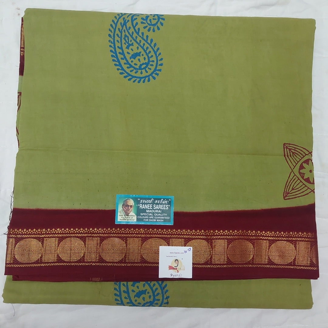 Ranee voyal saree 10.5yardz(9.5mtrs)