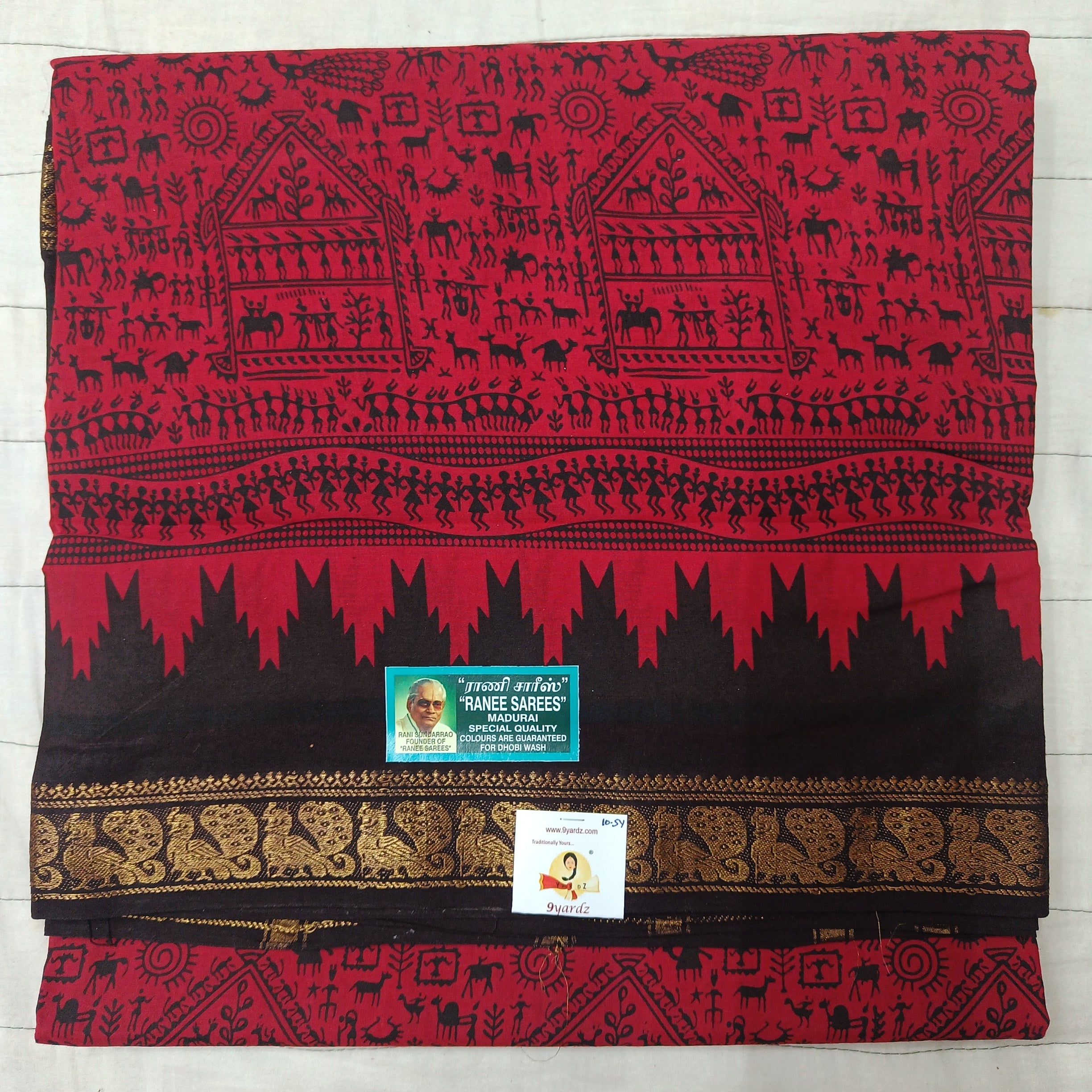 Ranee voyal saree 10.5yardz(9.5mtrs)