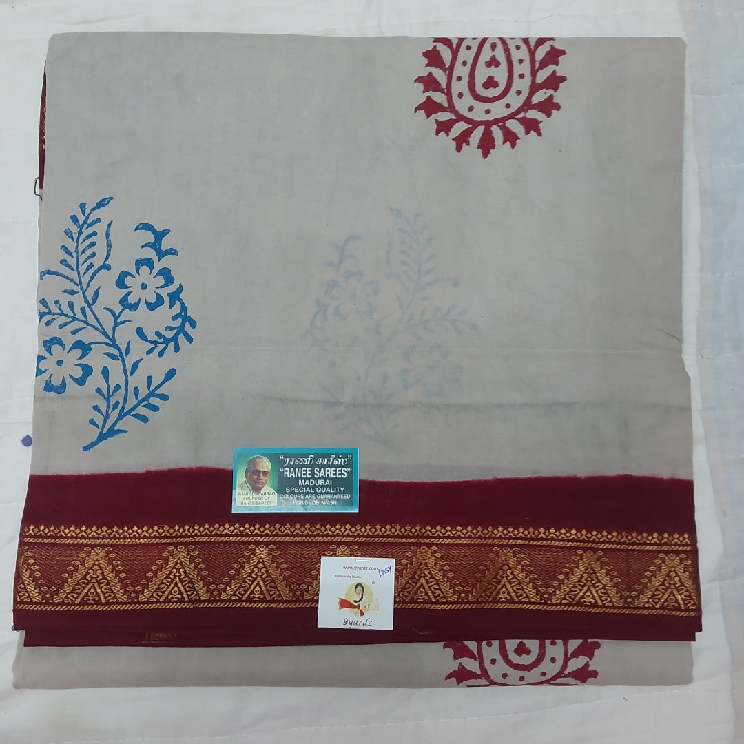 Ranee voyal saree 10.5yardz(9.5mtrs)