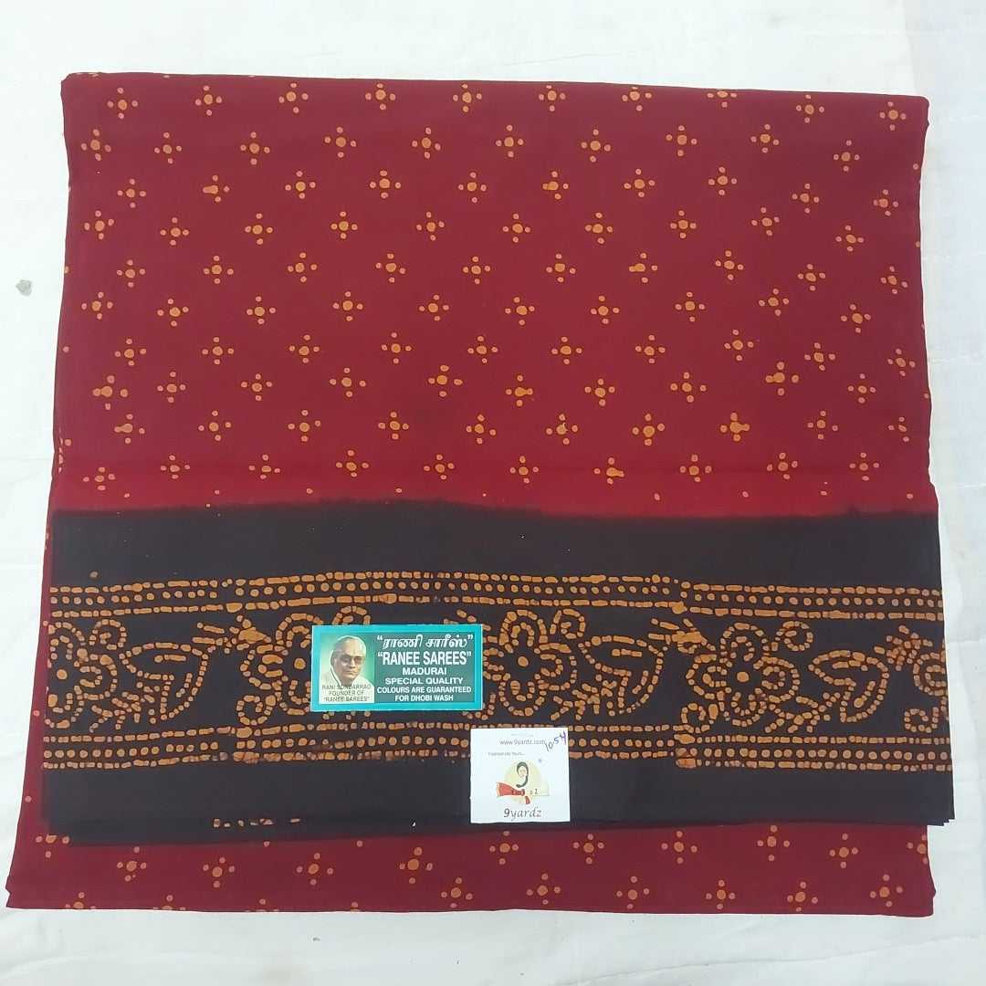 Ranee voyal saree 10.5yardz(9.5mtrs)