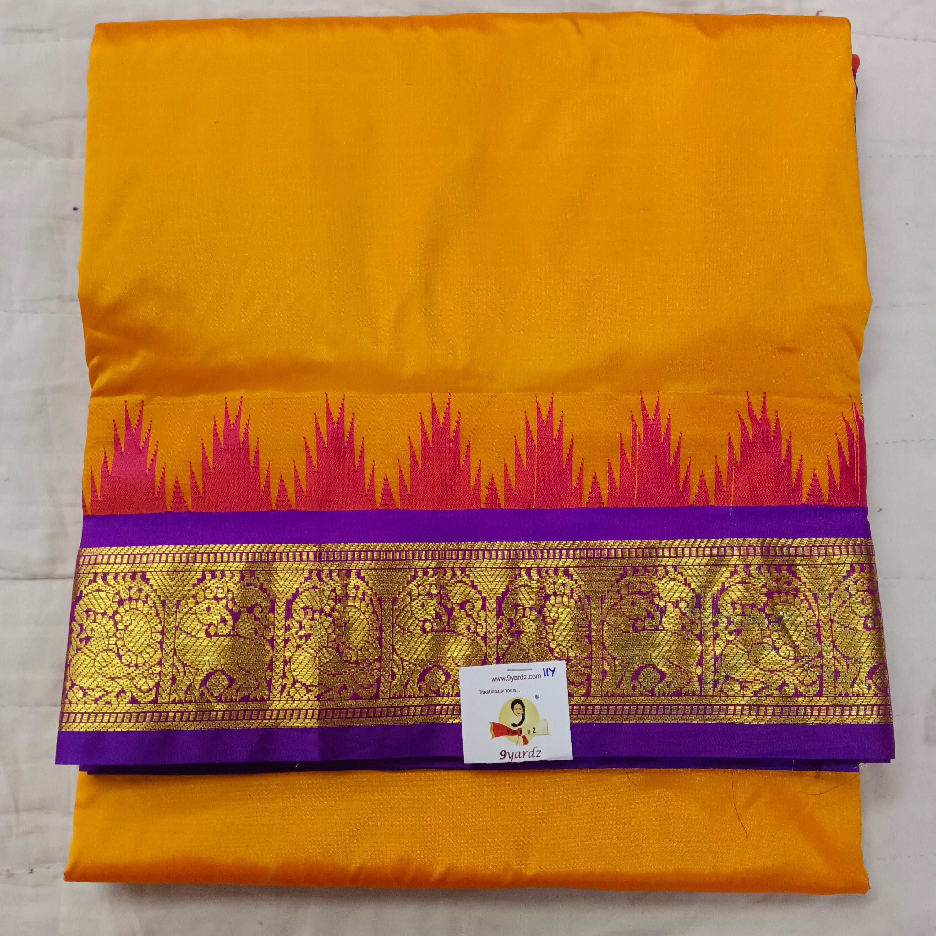 Pure silk 11yards