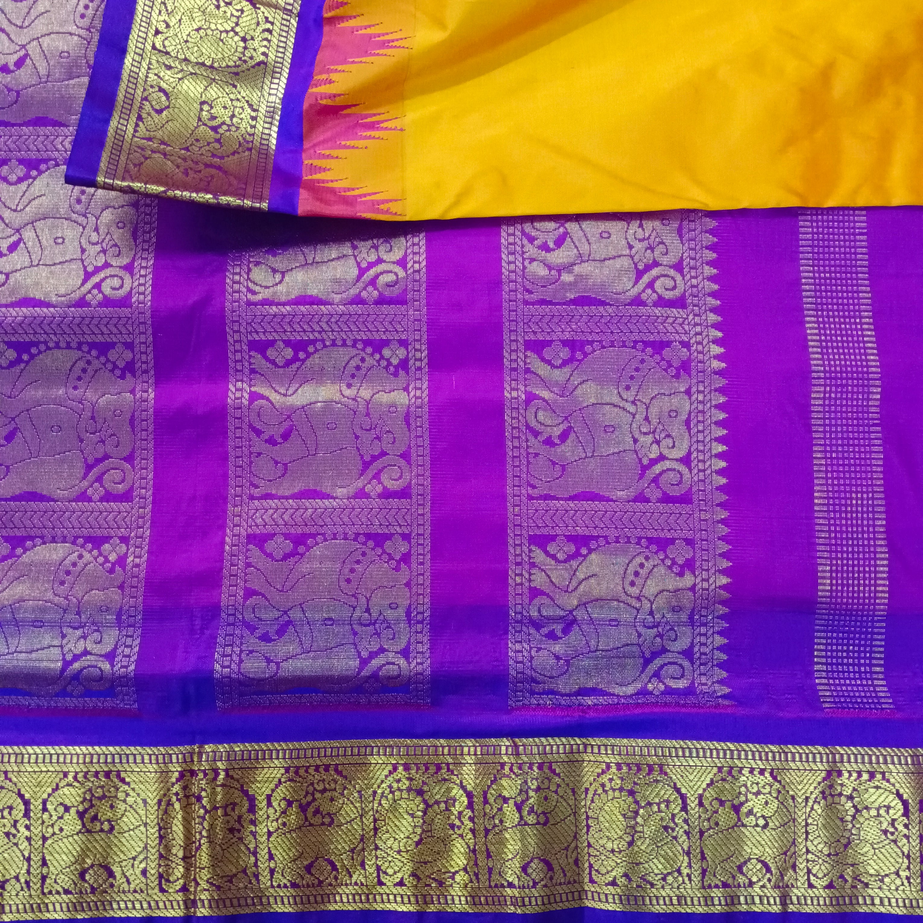 Pure silk 11yards