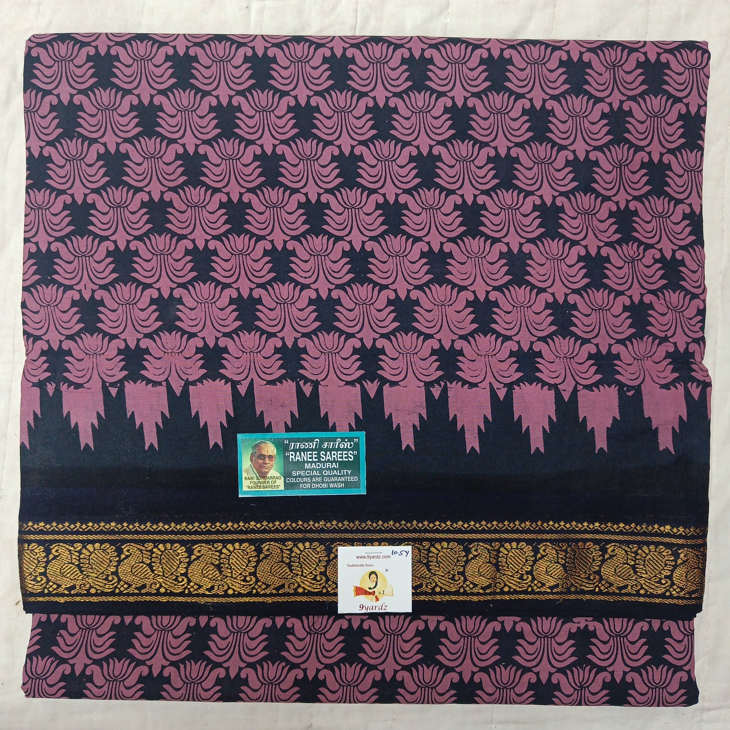 Ranee voyal saree 10.5yardz(9.5mtrs)