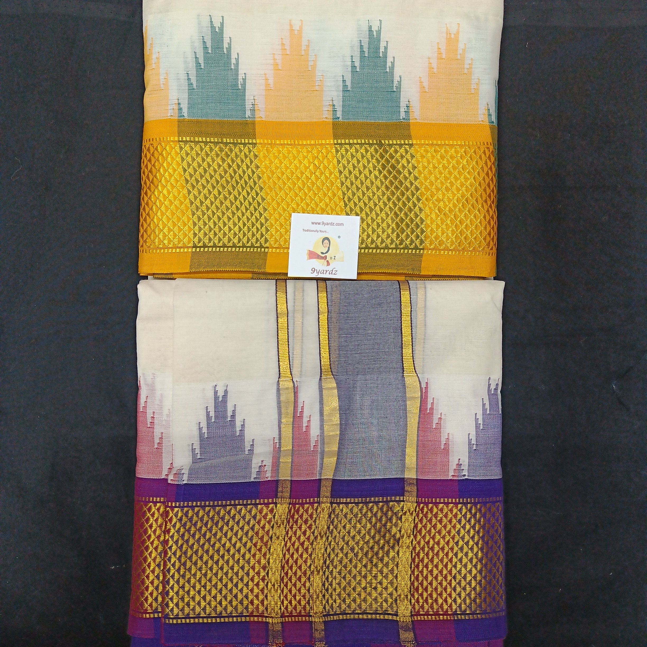 Pure cotton Muhurtham dhoti 10*6