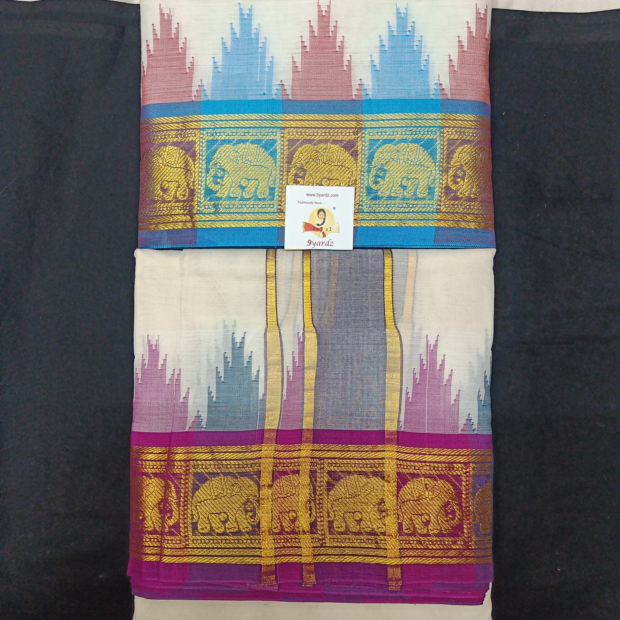 Pure cotton Muhurtham dhoti 10*6