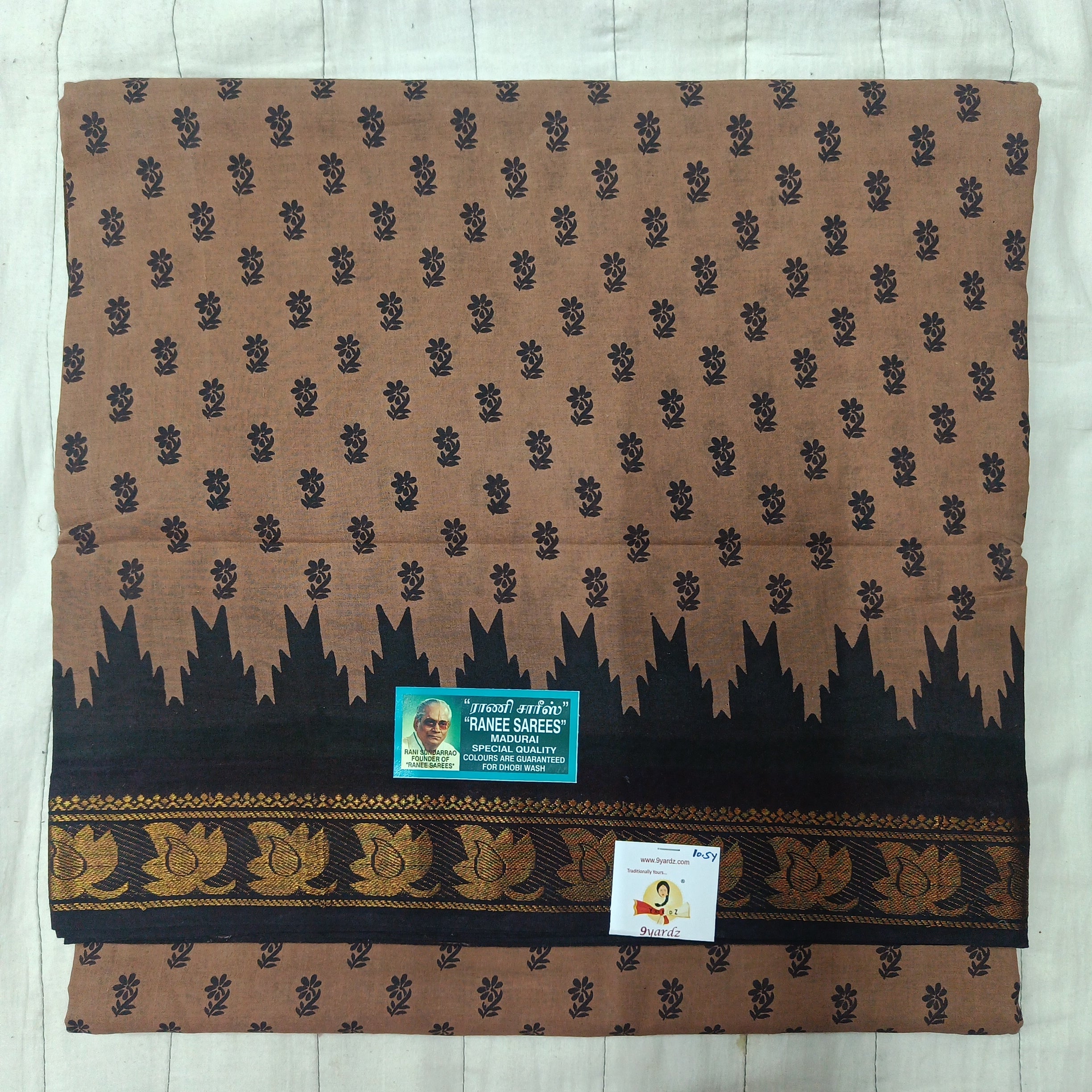 Ranee voyal saree 10.5yardz(9.5mtrs)
