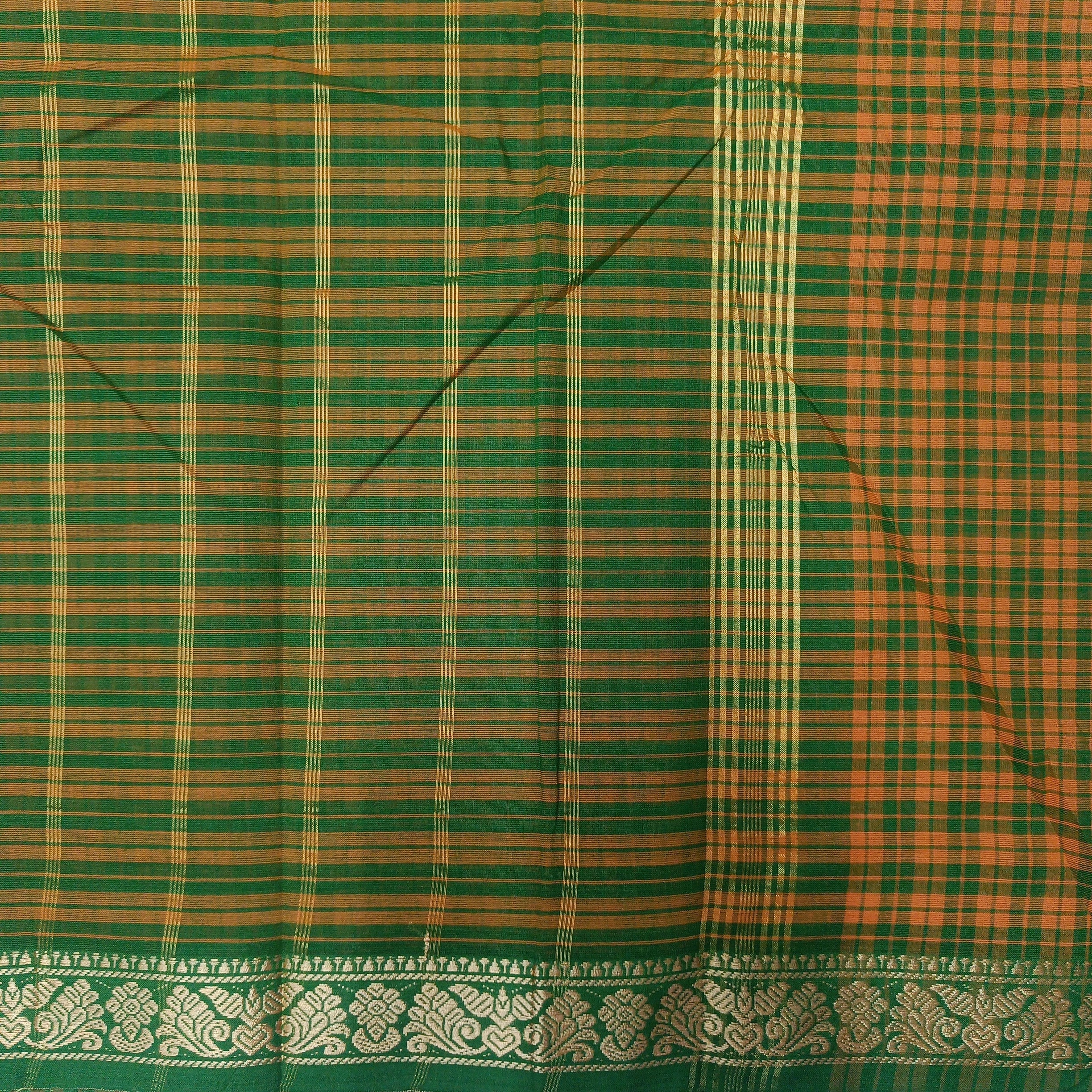 Chettinadu cotton checked 6 yardz