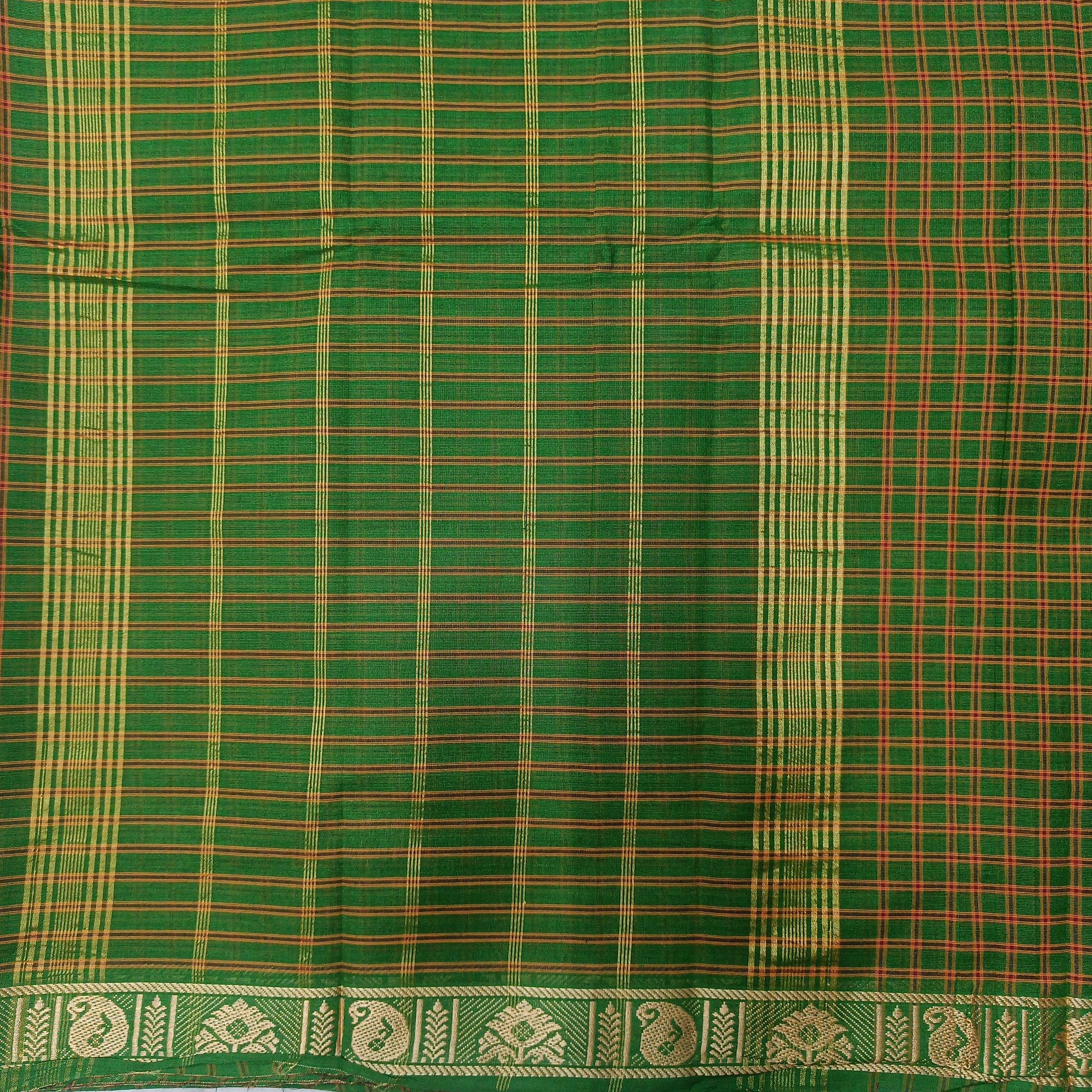 Chettinadu cotton checked 6 yardz