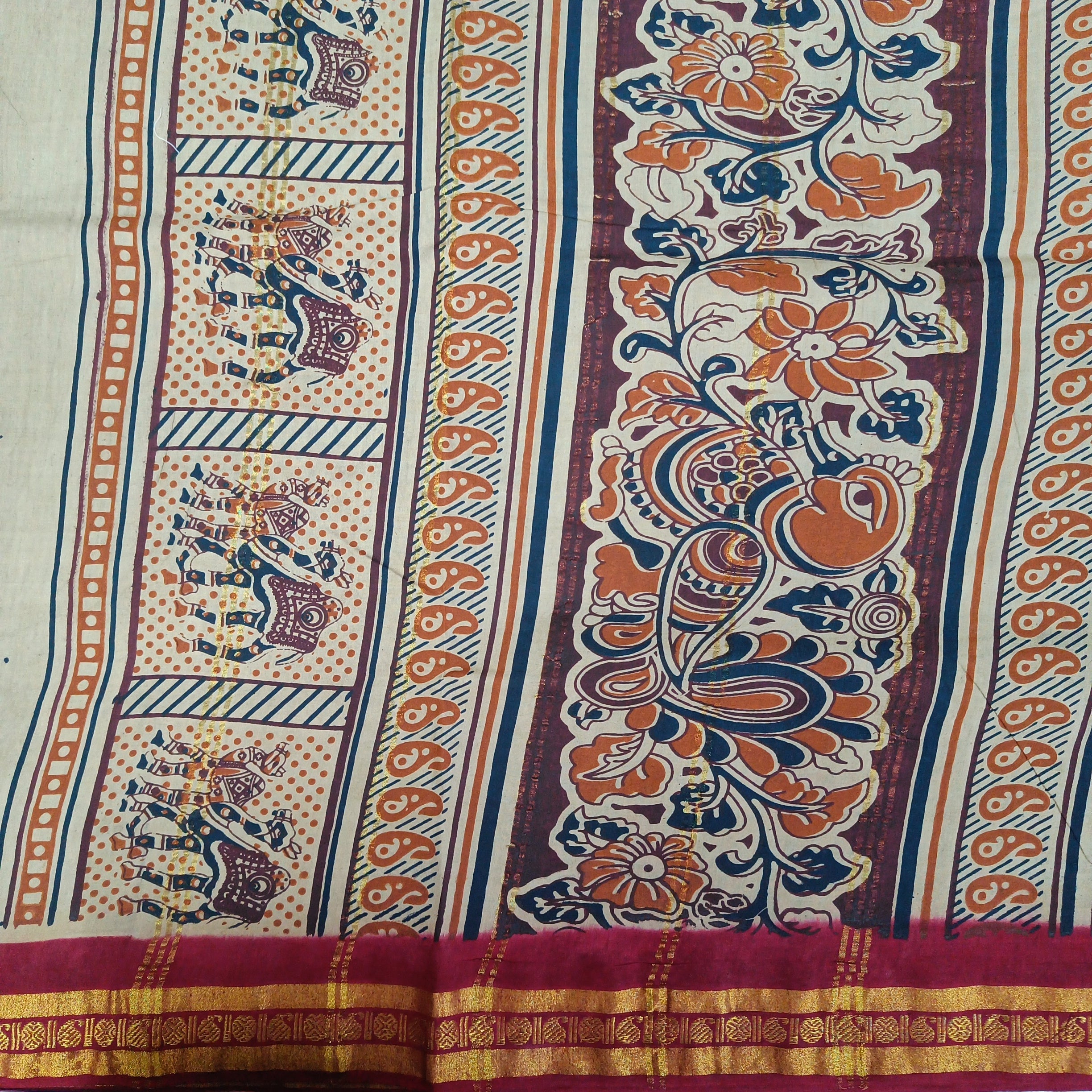 Sungudi cotton 9.5 yards madisar