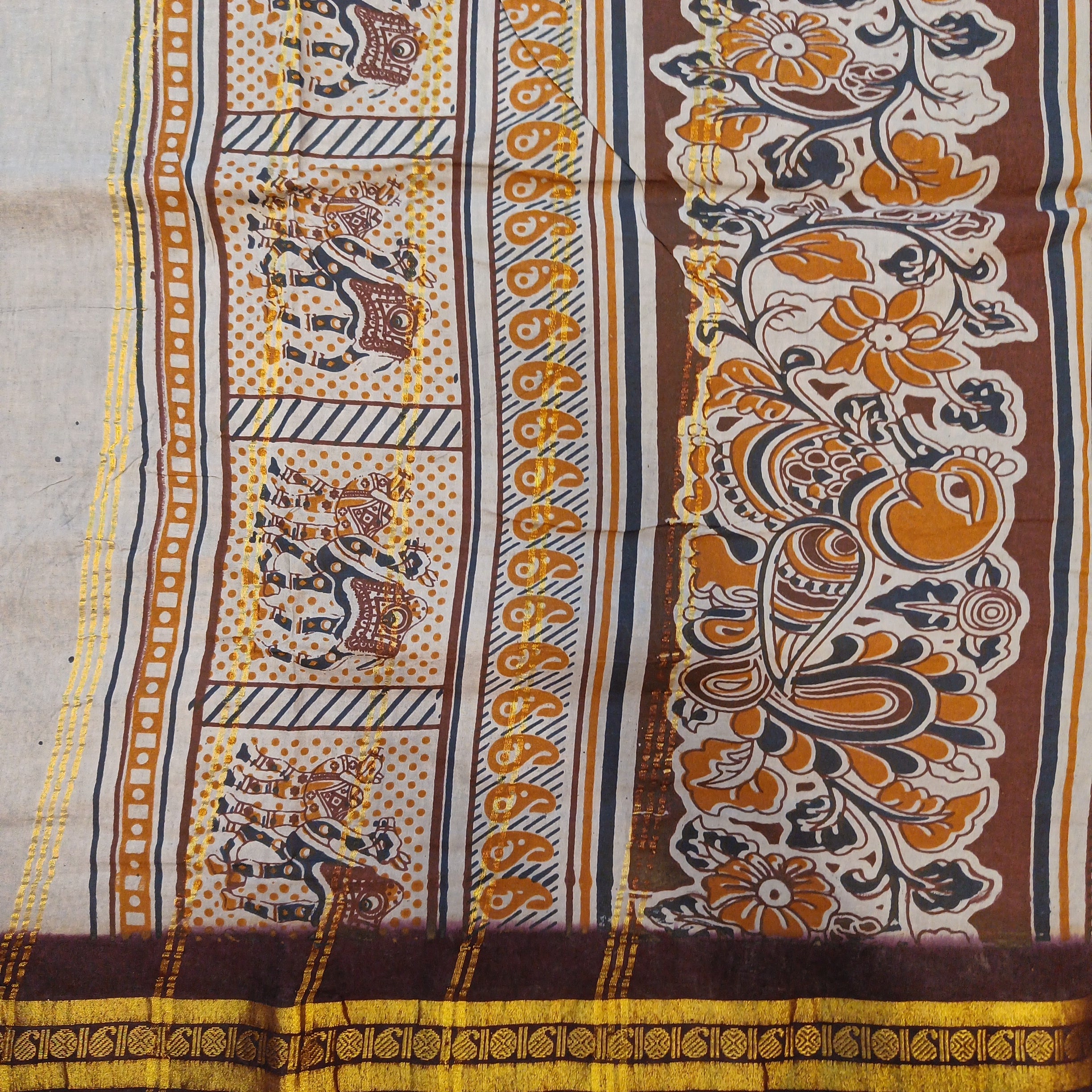 Sungudi cotton 9.5 yards madisar