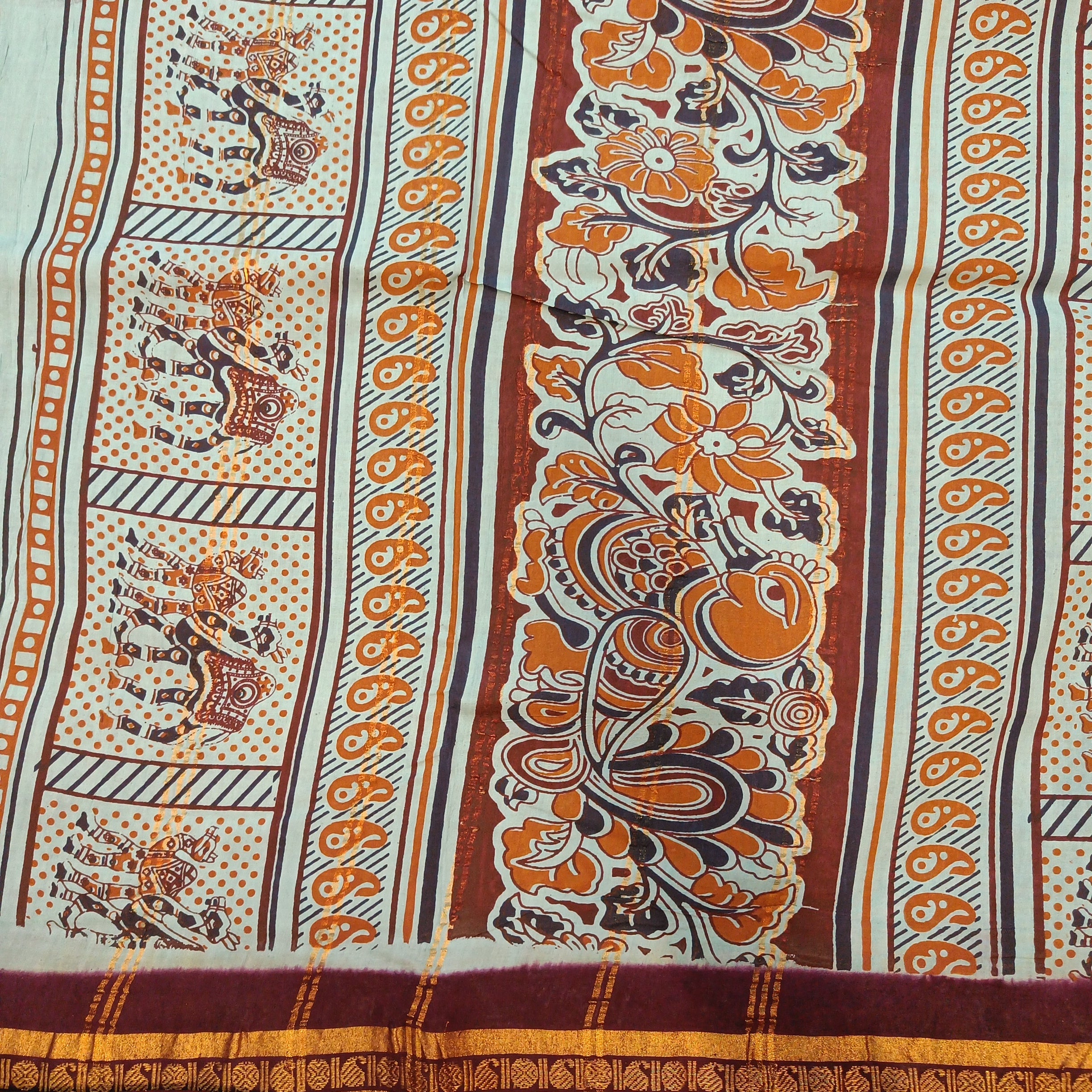 Sungudi cotton 9.5 yards madisar
