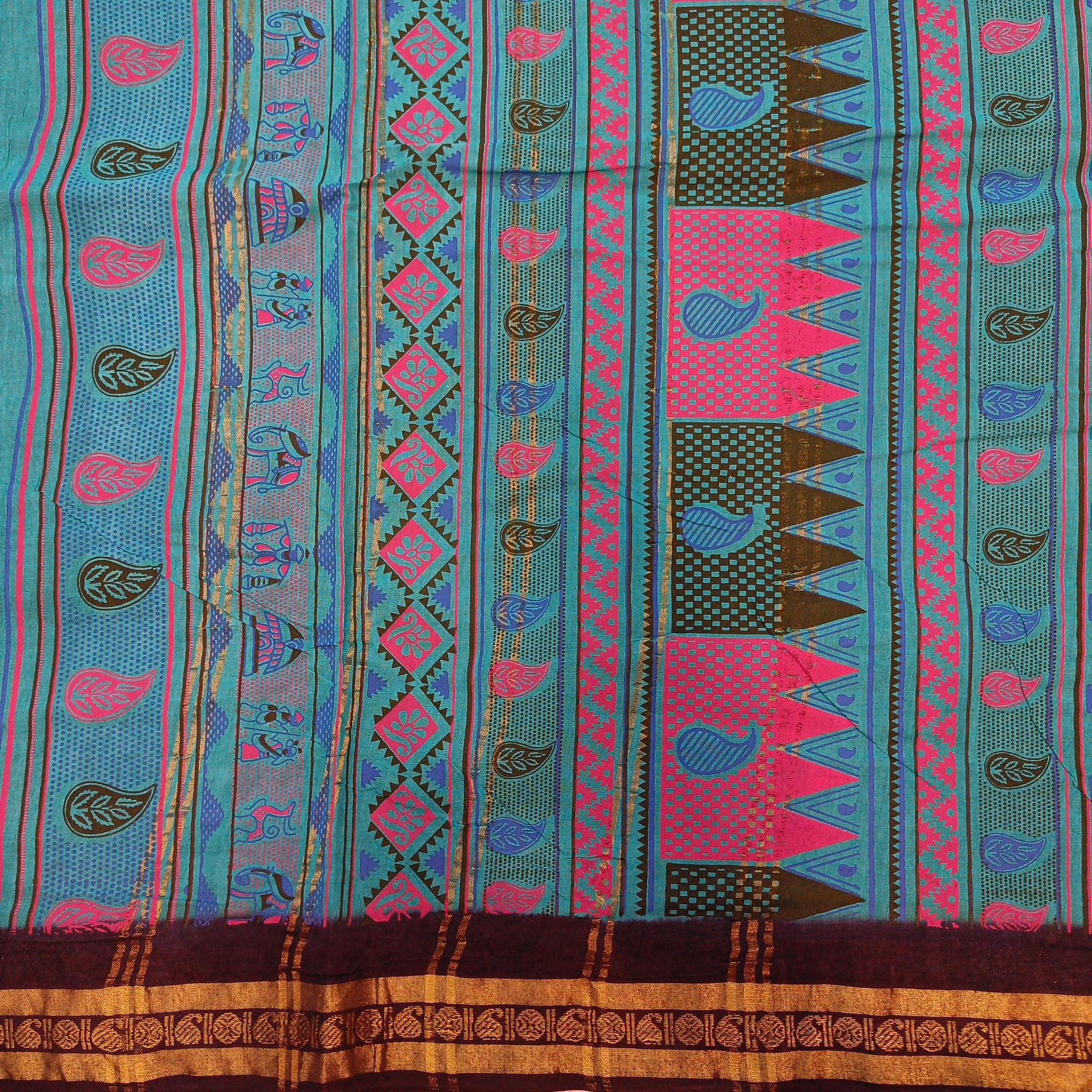 Sungudi cotton 9.5 yards madisar