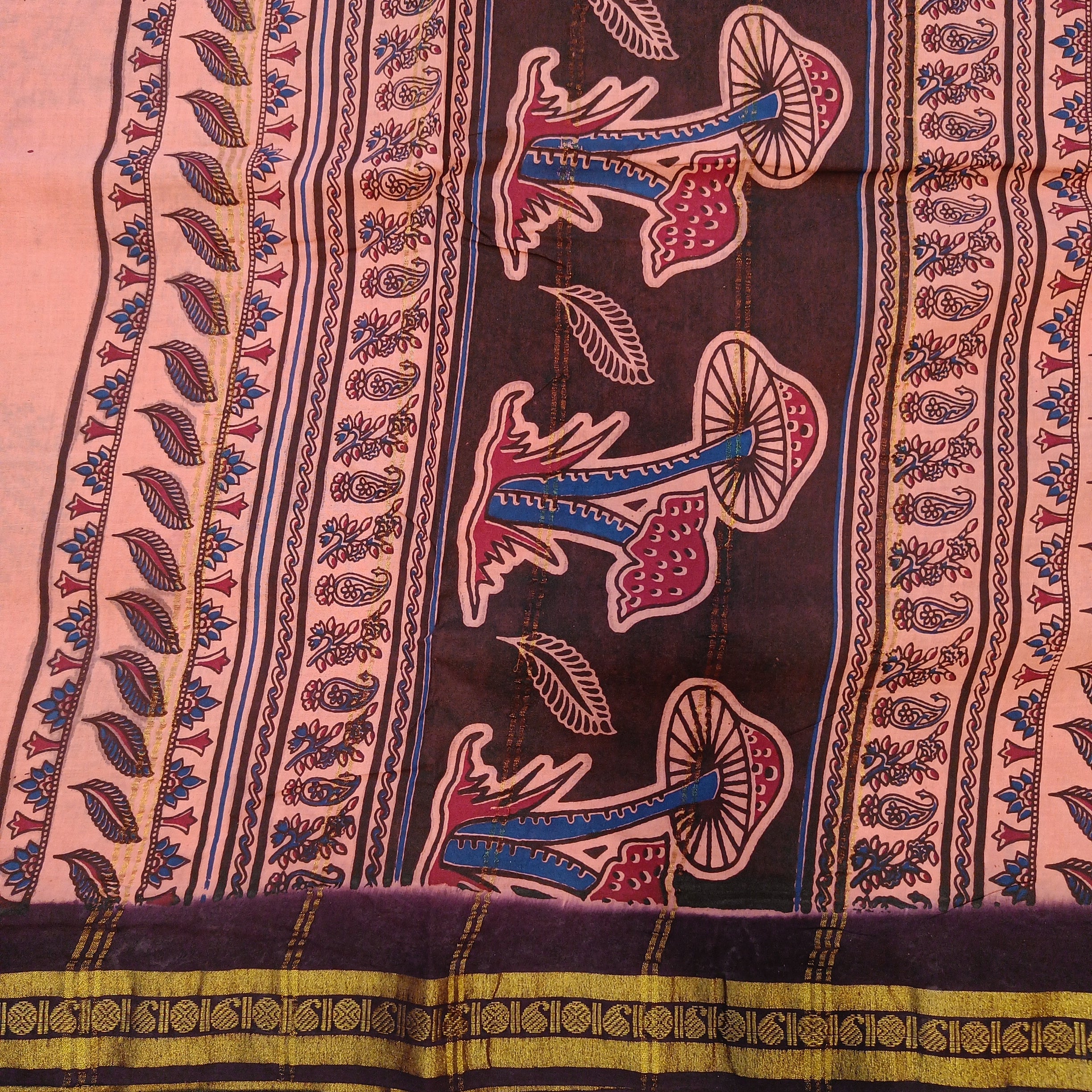Sungudi cotton 9.5 yards madisar