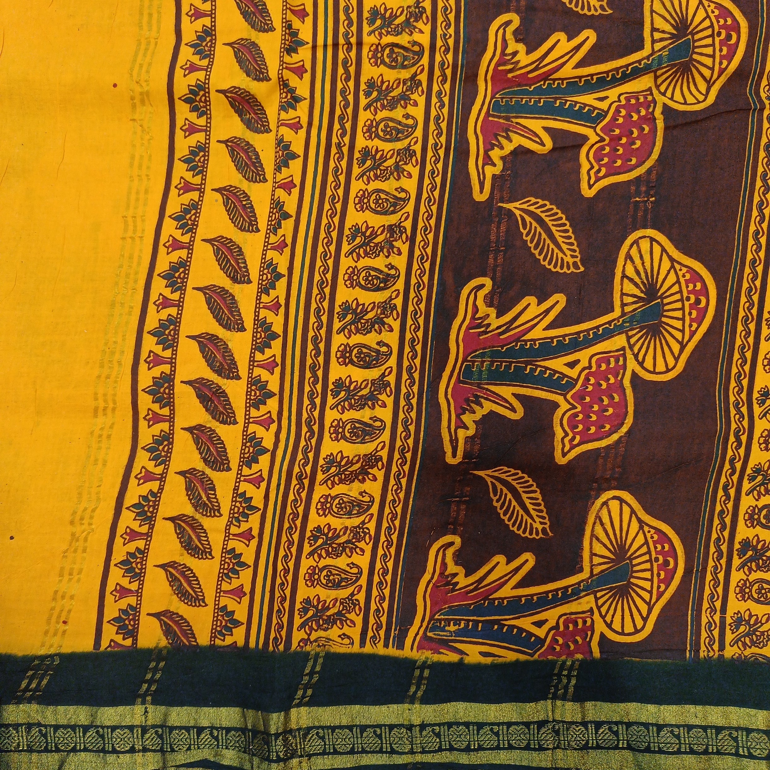 Sungudi cotton 9.5 yards madisar
