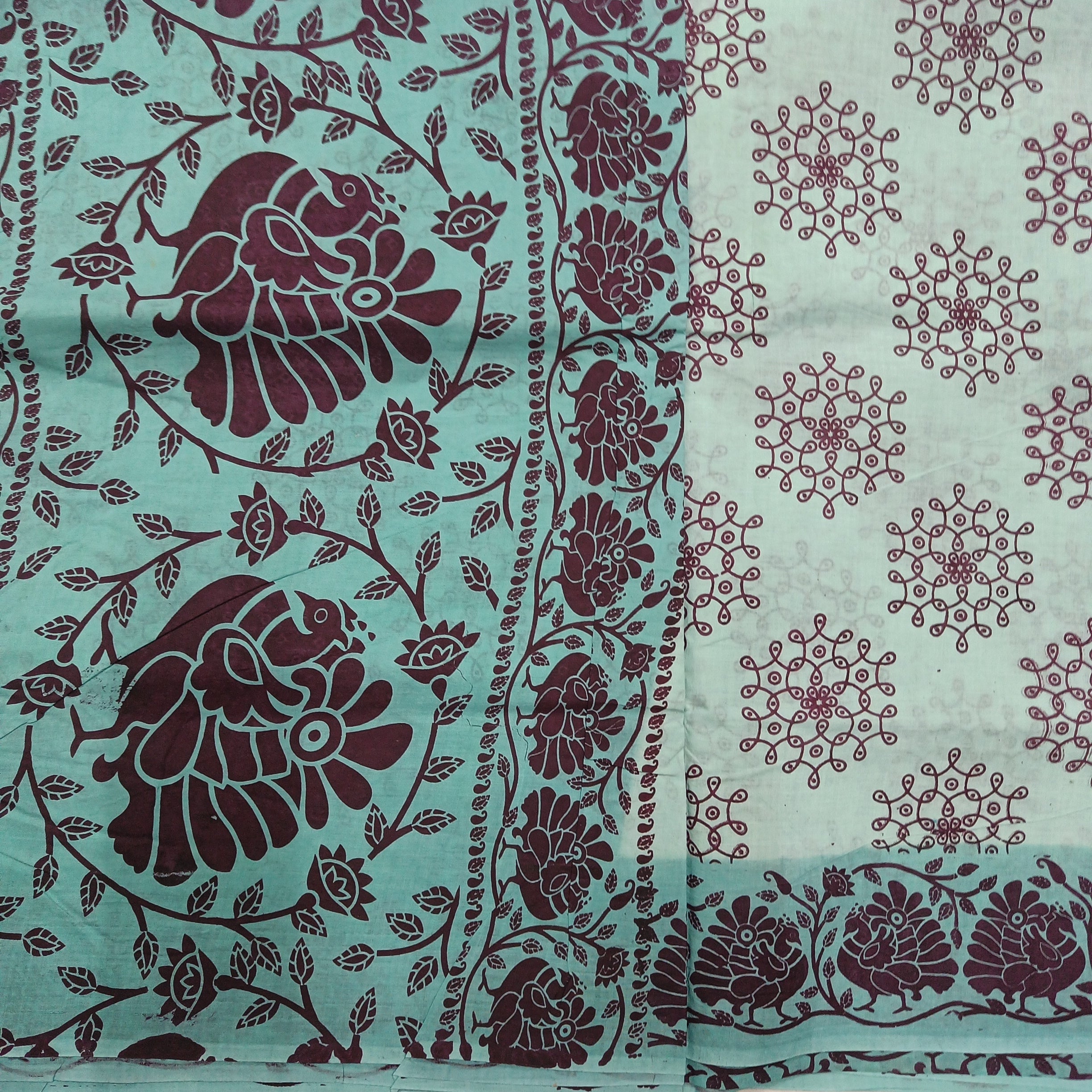Sungudi cotton 9.5 yards madisar