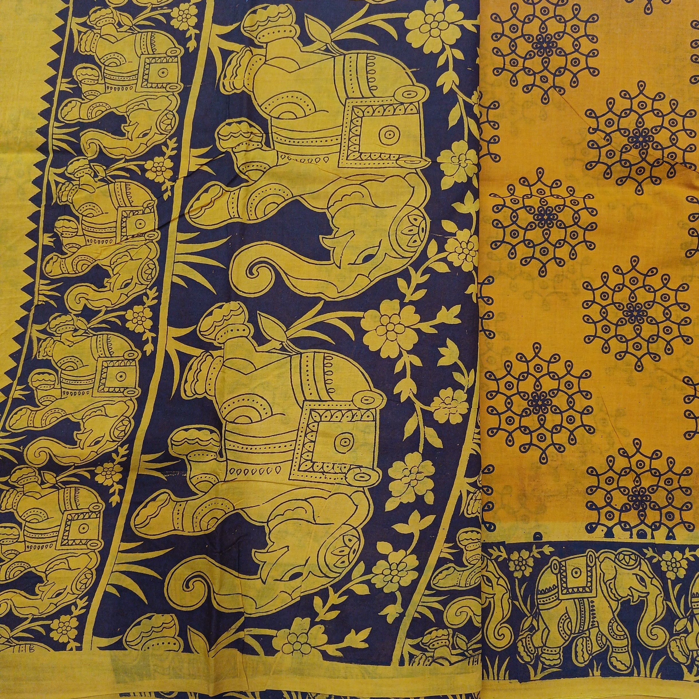 Sungudi cotton 9.5 yards madisar