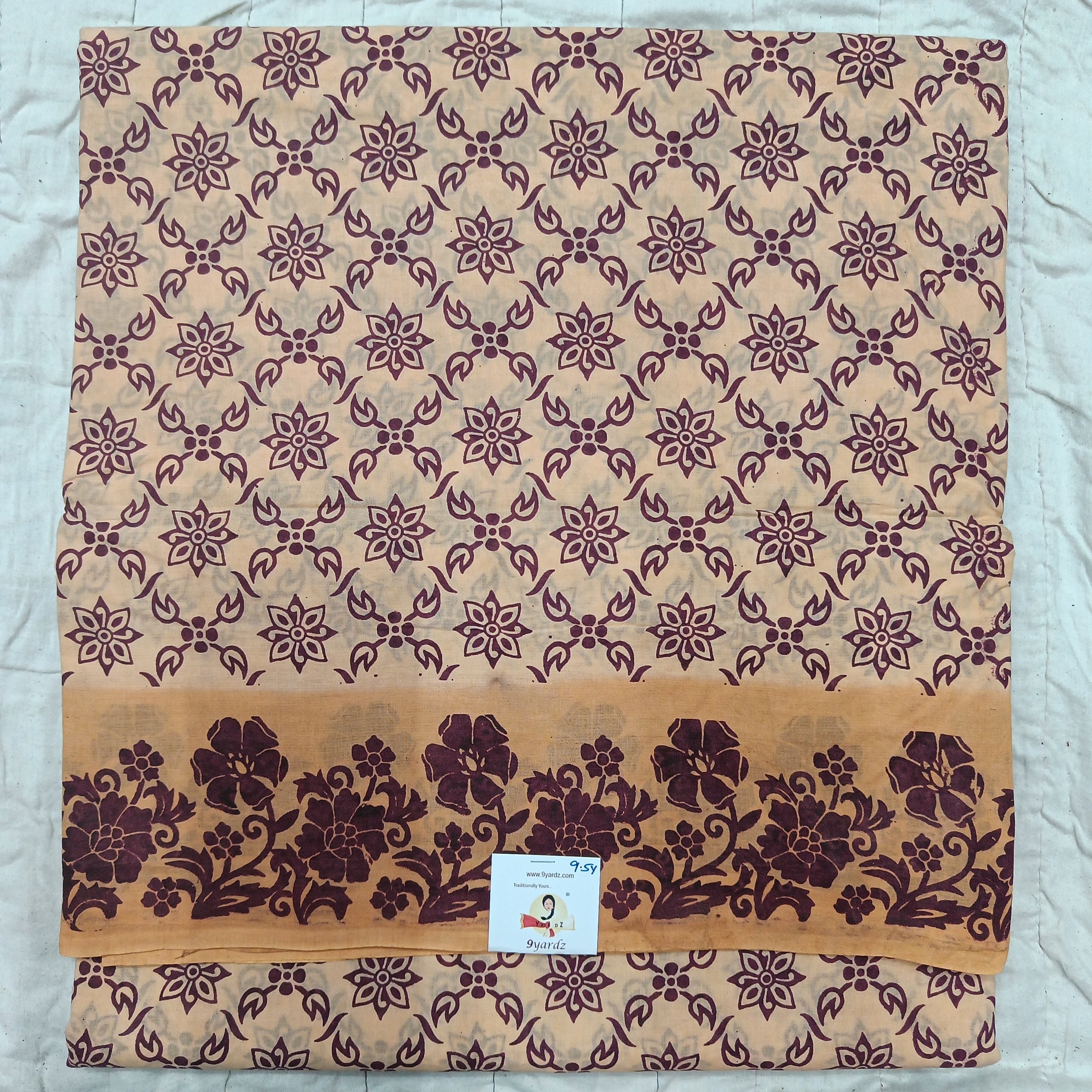 Sungudi cotton 9.5 yards madisar