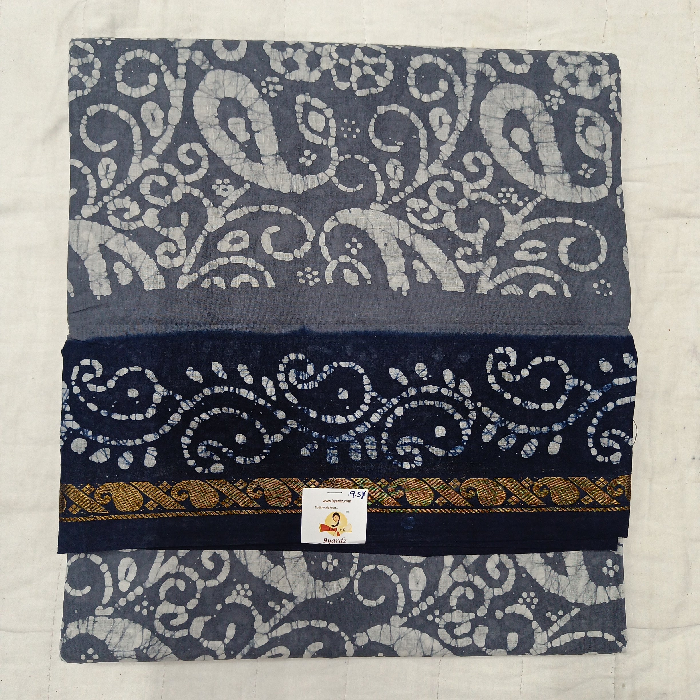 Sungudi cotton 9.5 yards madisar