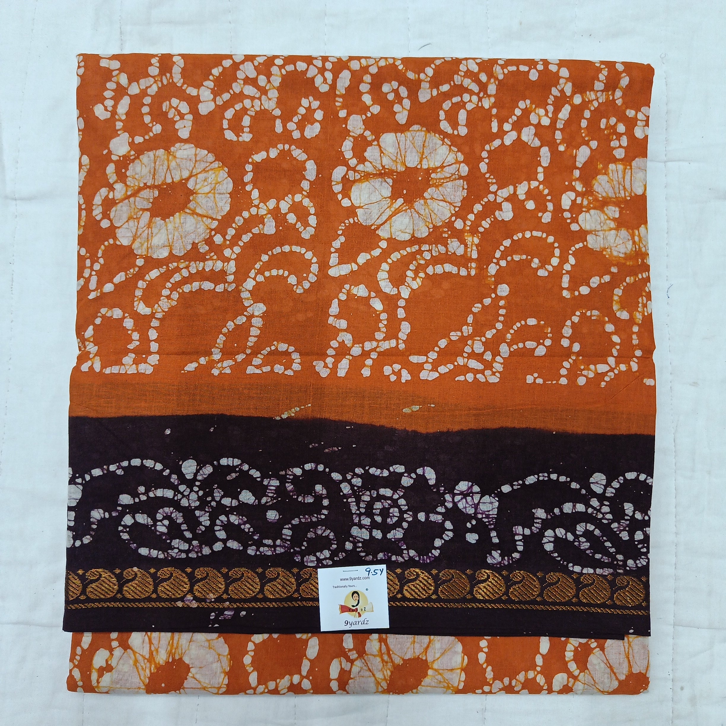 Sungudi cotton 9.5 yards madisar