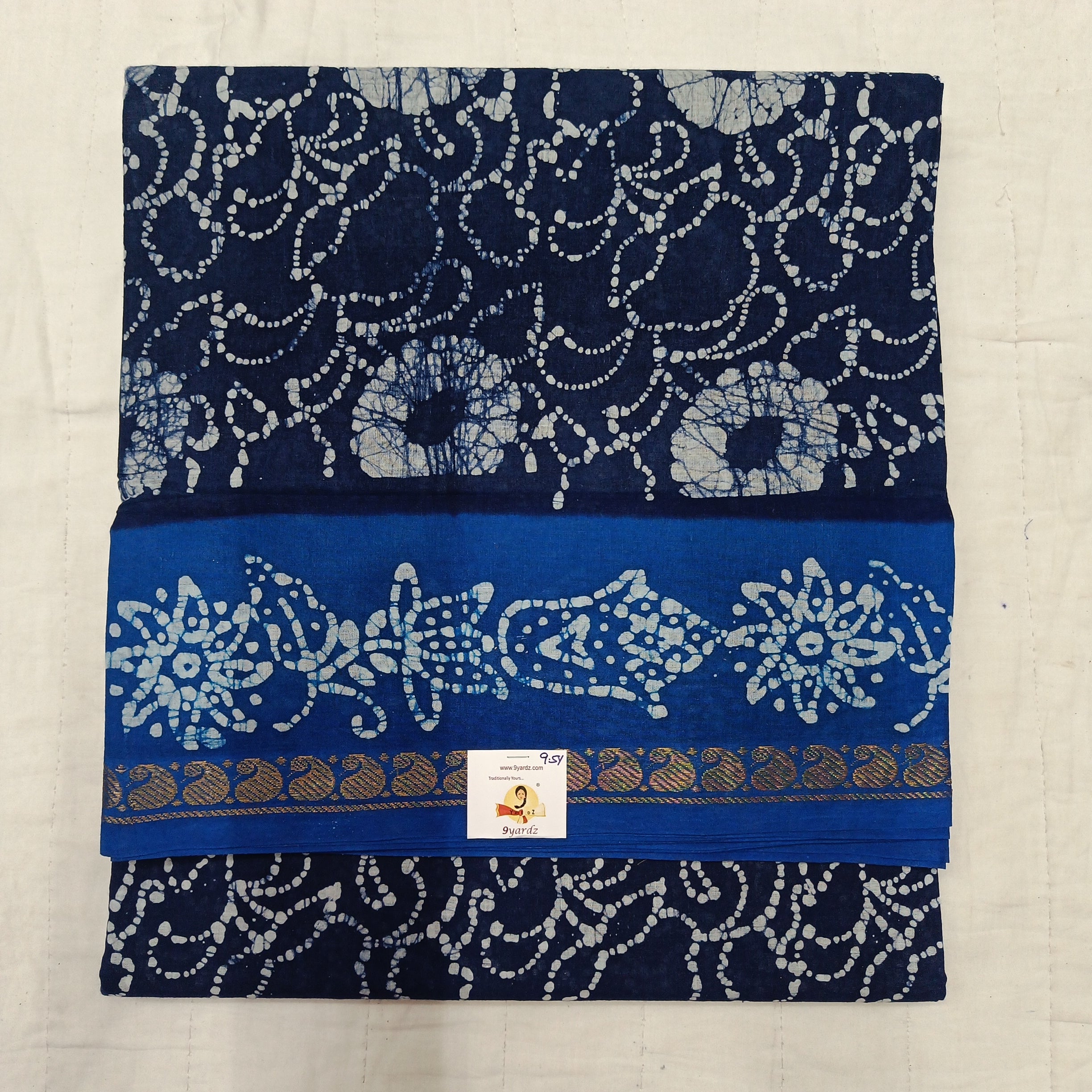 Sungudi cotton 9.5 yards madisar