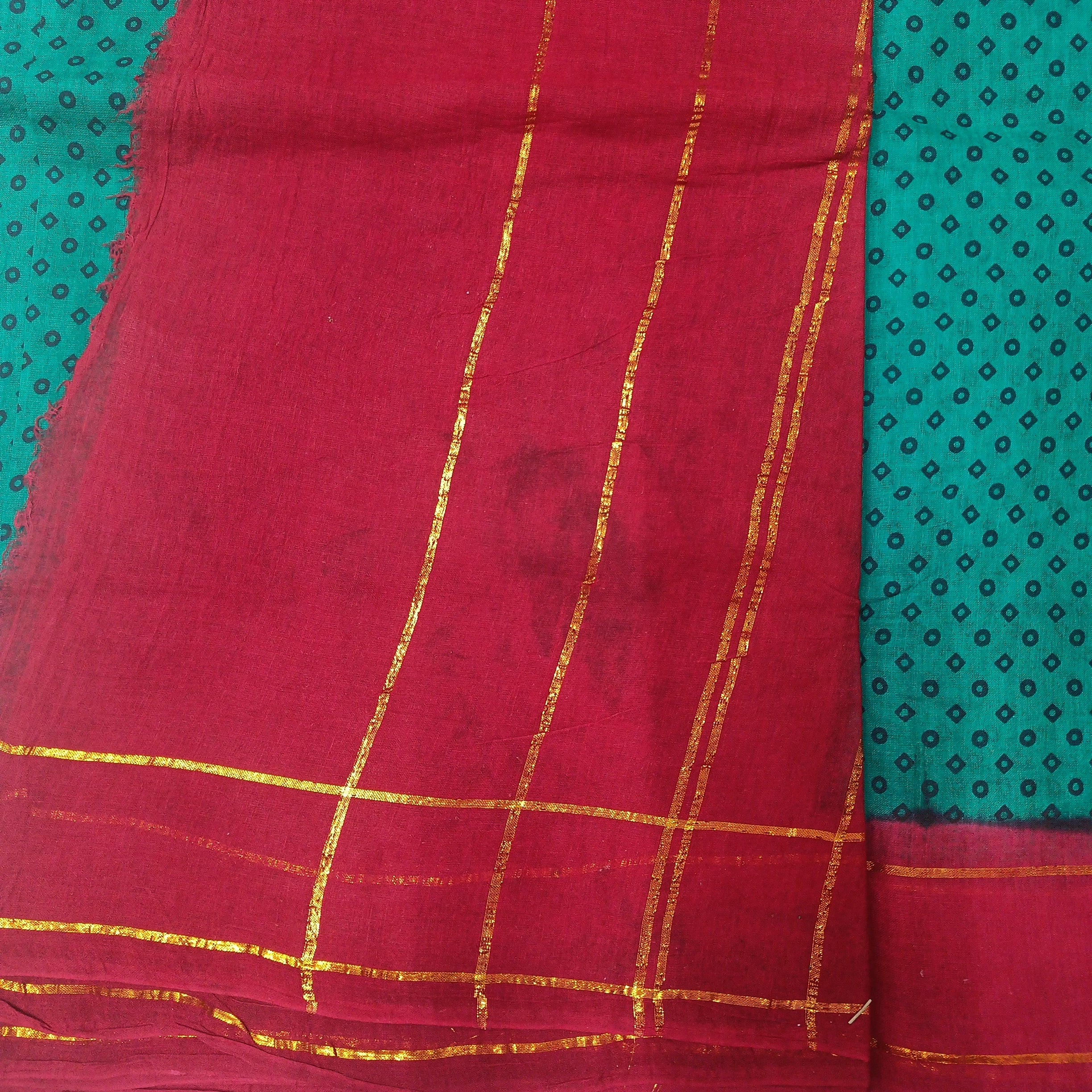 Sungudi cotton 9.5 yards madisar