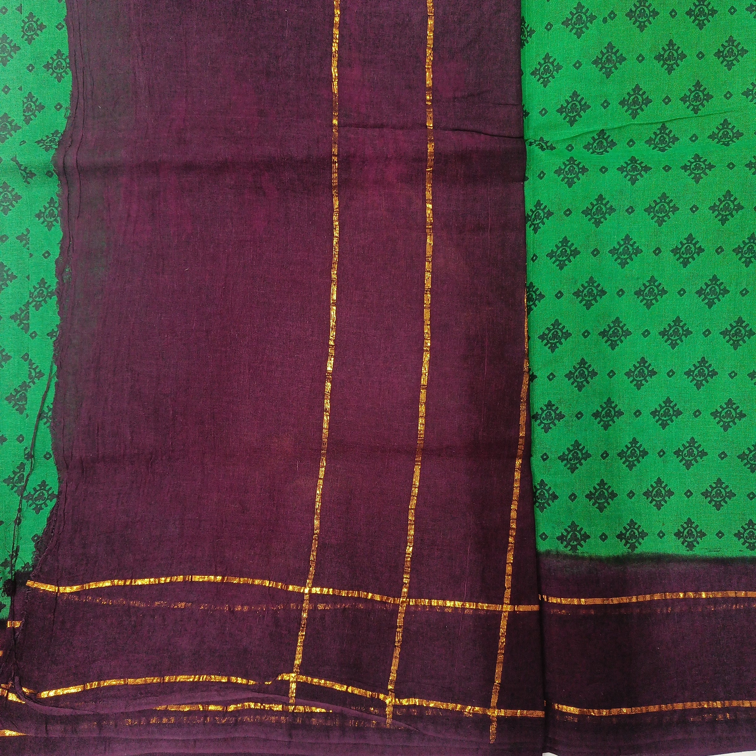 Sungudi cotton 9.5 yards madisar